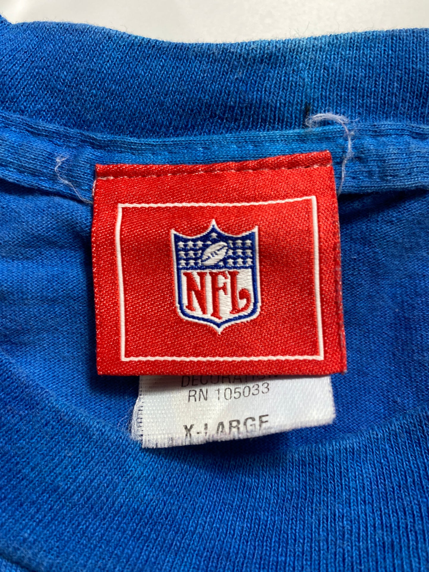 00’ NY GIANTS Made in USA Size XL Vintage NFL T-Shirt /9962