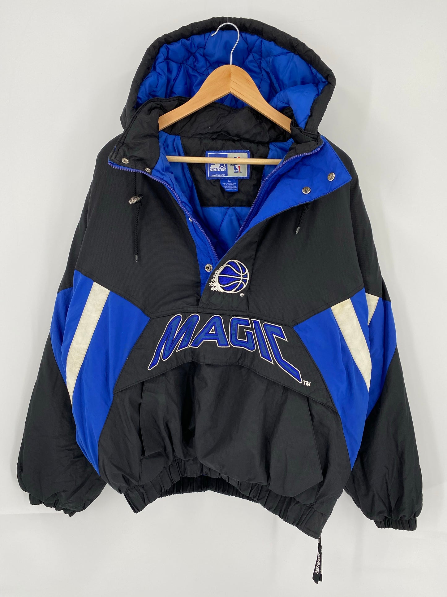 90's STARTER ORLANDO MAGIC Size L Vintage NBA Nylon Jacket / K5628
