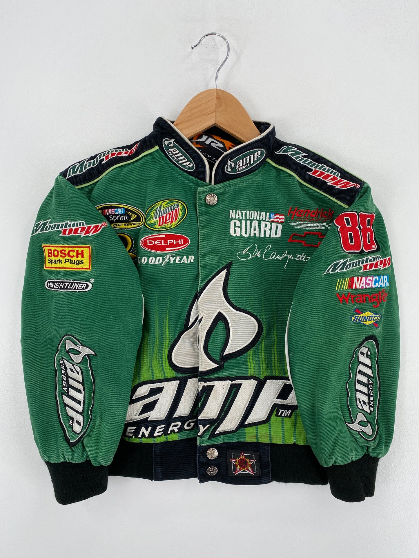 Vintage DALE EARNHARDT JR Size Kids S(5-6) Racing Jacket / A6404