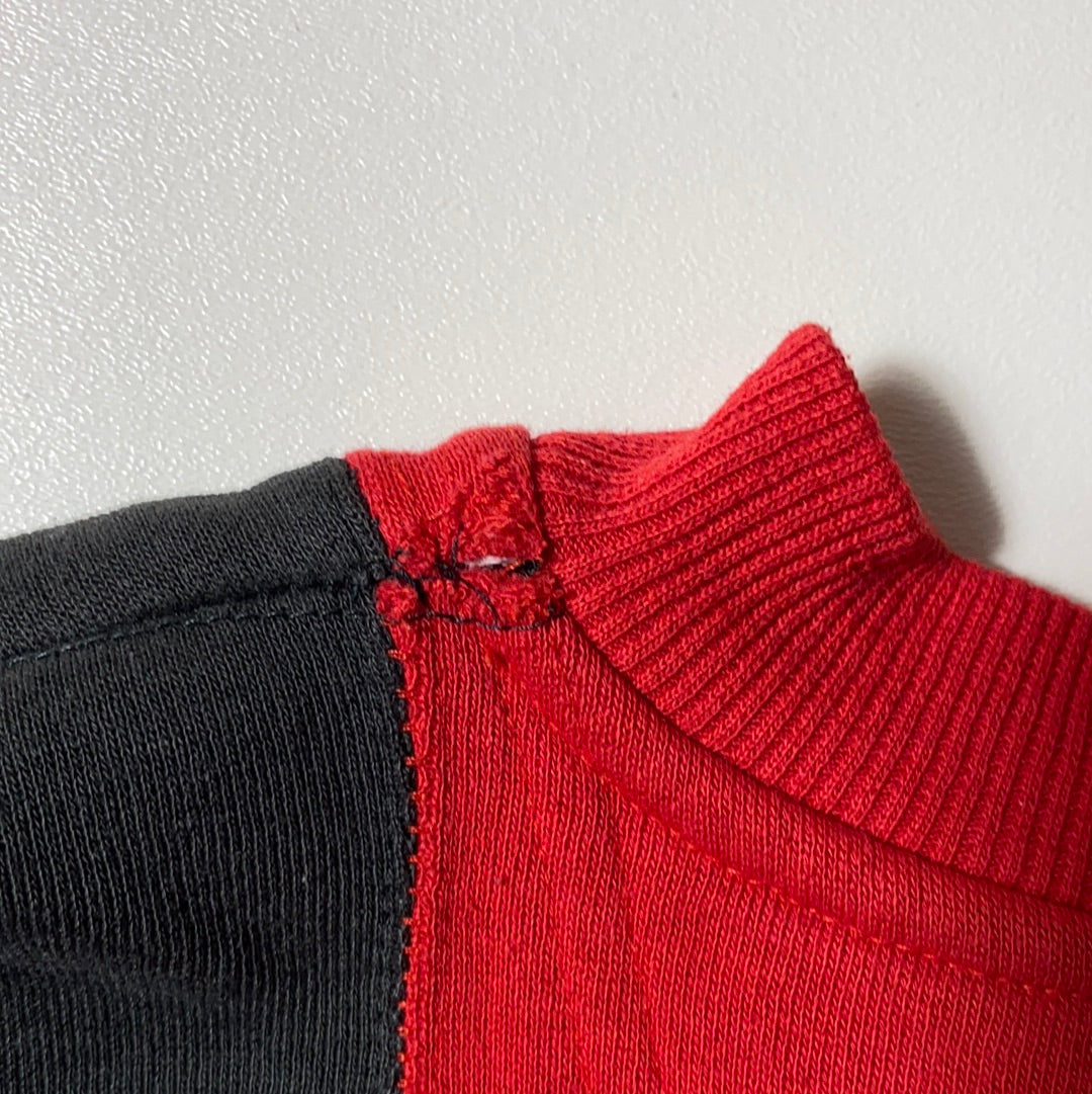 90’s WISCONSIN Size No Tag (Approx.L) Vintage College Sweat-shirt / K6394