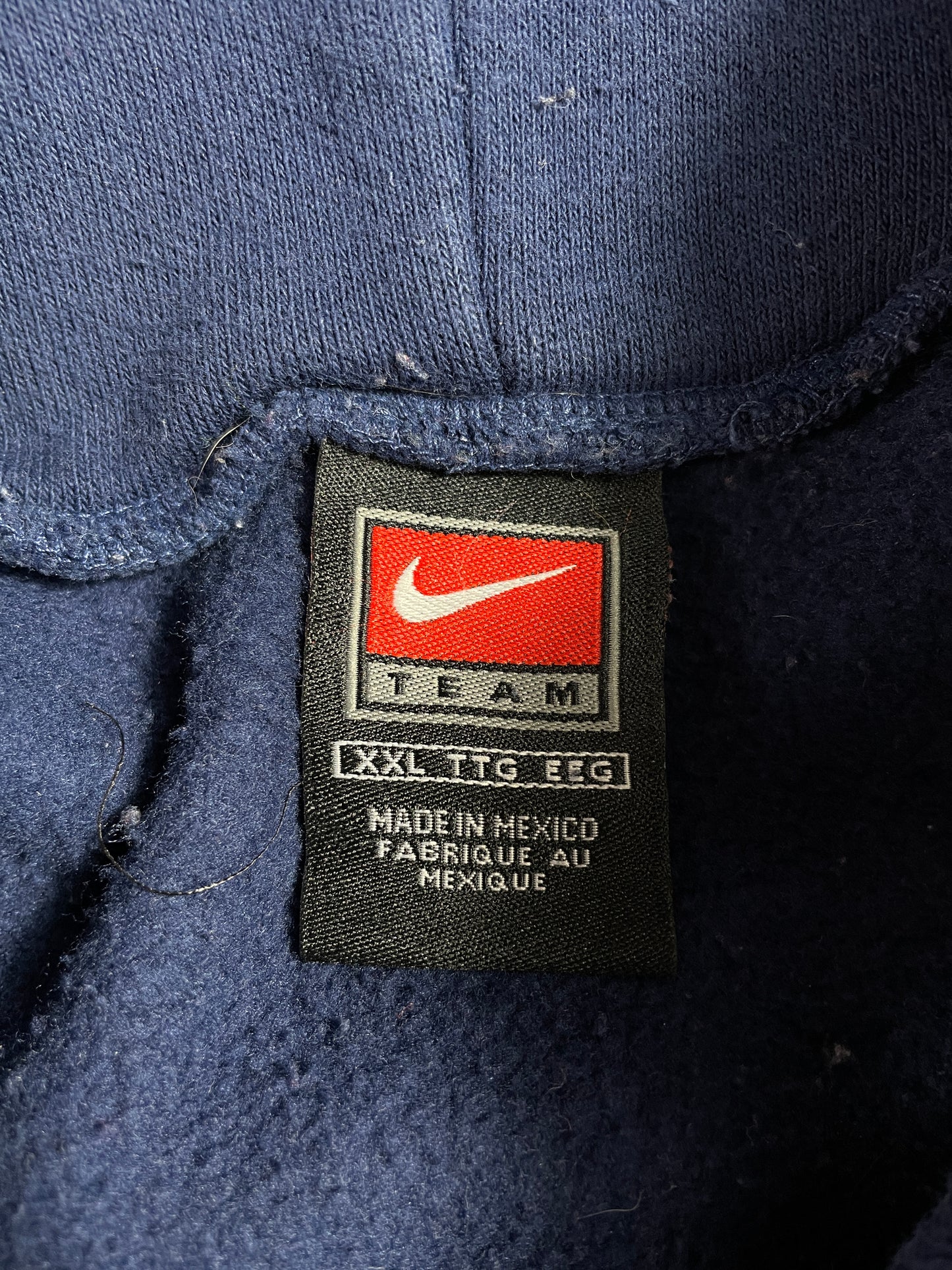 00' NIKE AIR Size XXL Vintage Hoodie Sweat-Shirt / E2728S