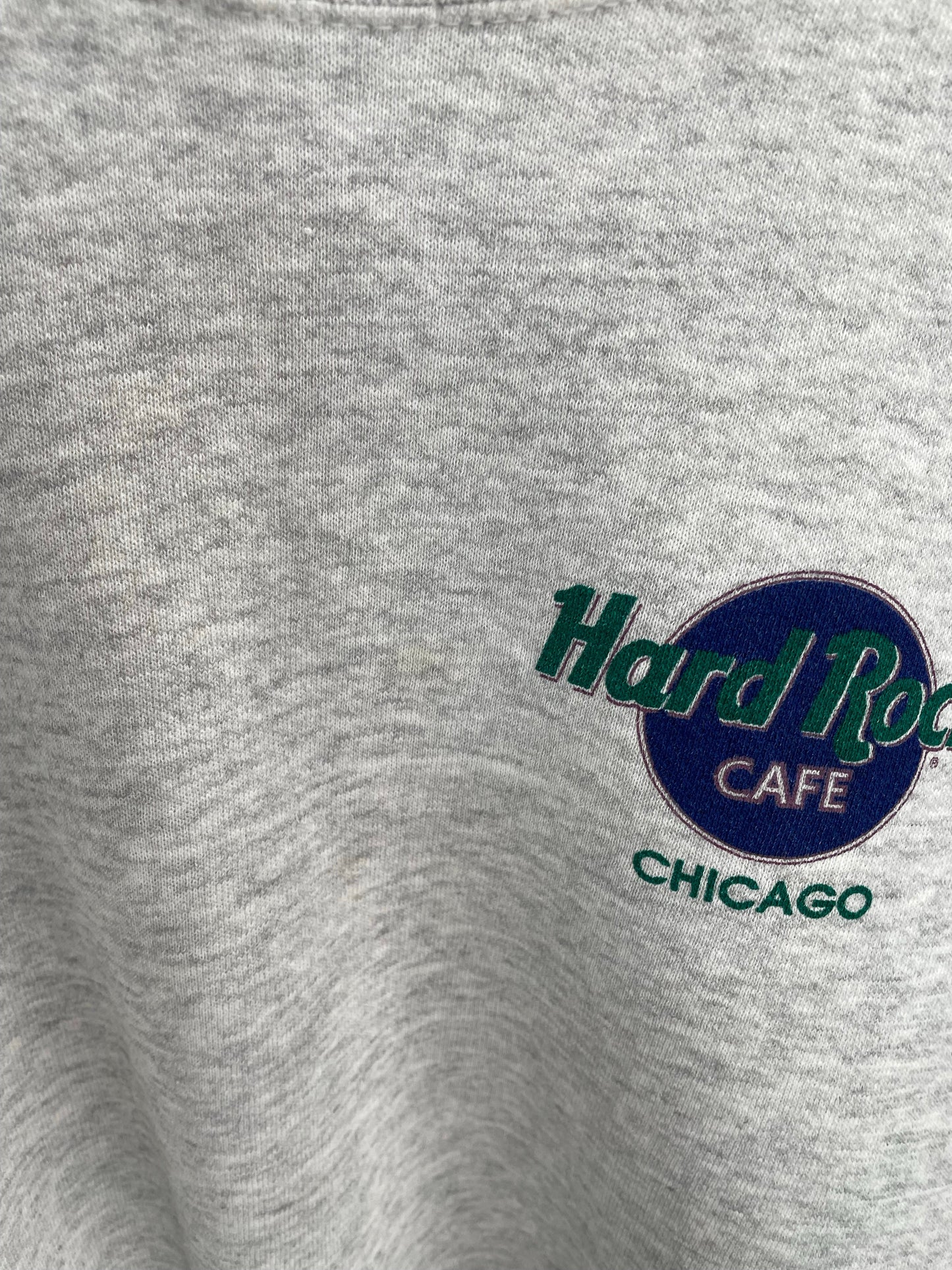 90's HARD ROCK CAFE CHICAGO Size XL Vintage Sweat-Shirt / A9736