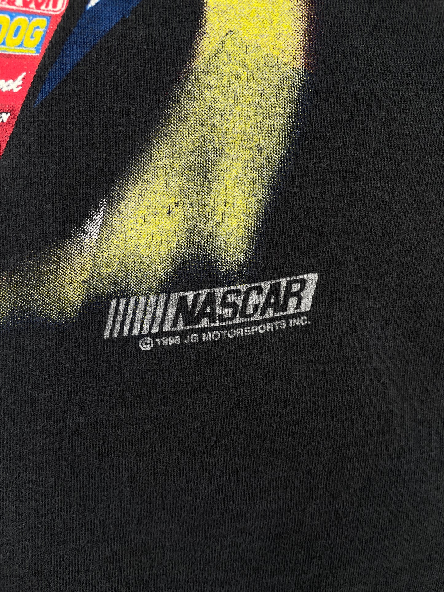1998 NASCAR x JEFF GORDON Size XL Vintage Racing T-Shirt / A9195