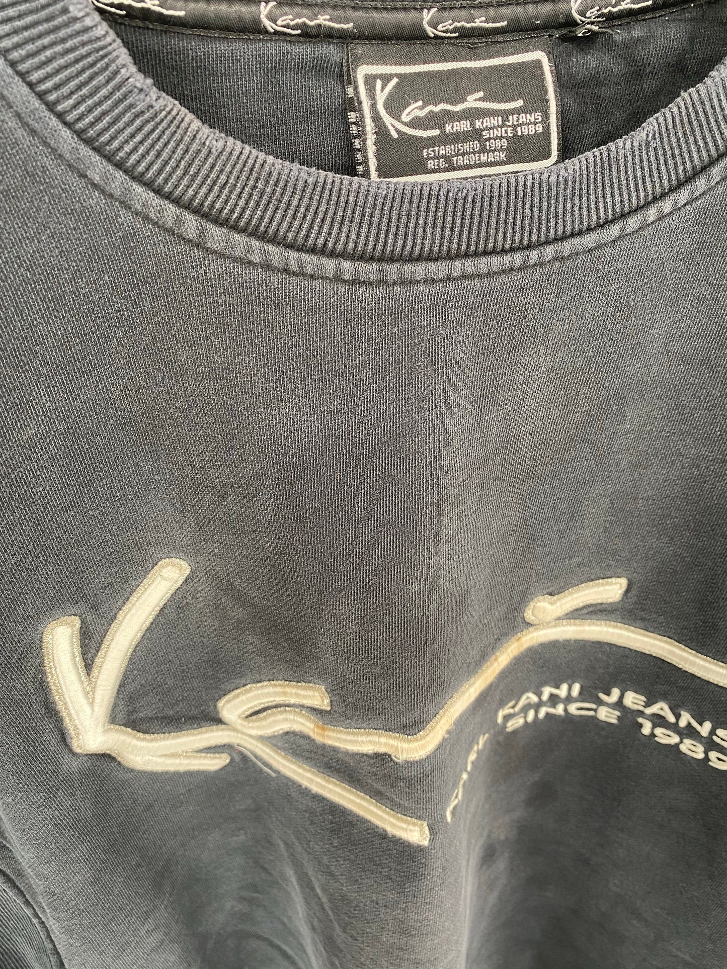 Vintage KARL KANI JEANS Size L Sweat-shirt / K6117