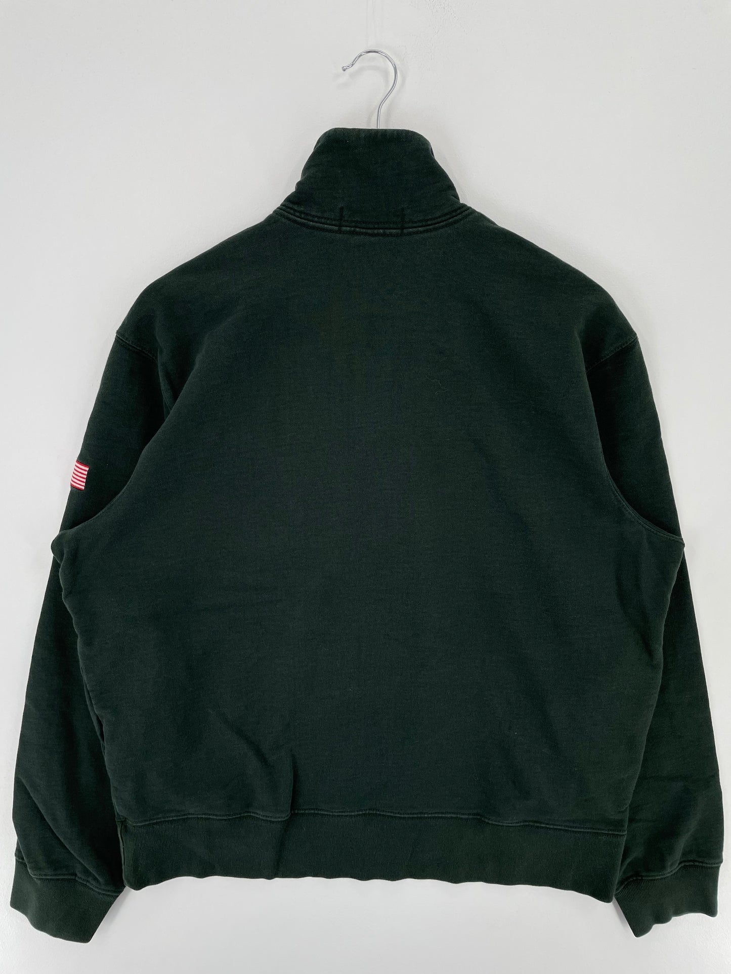 90’s POLO RALPH LAUREN Size L Vintage Half Zip-up Sweat-shirt / A2198