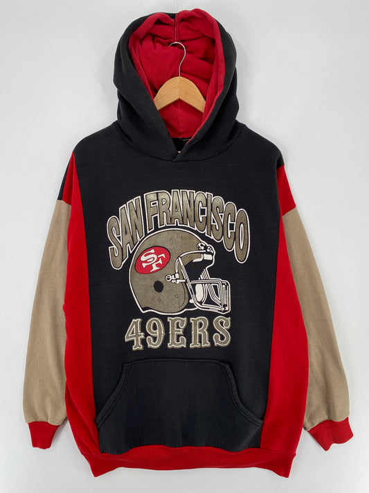 90’s SAN FRANCISCO 49ERS Size Approx.XL Vintage NFL Hoodie Sweat Shirt / E1632S