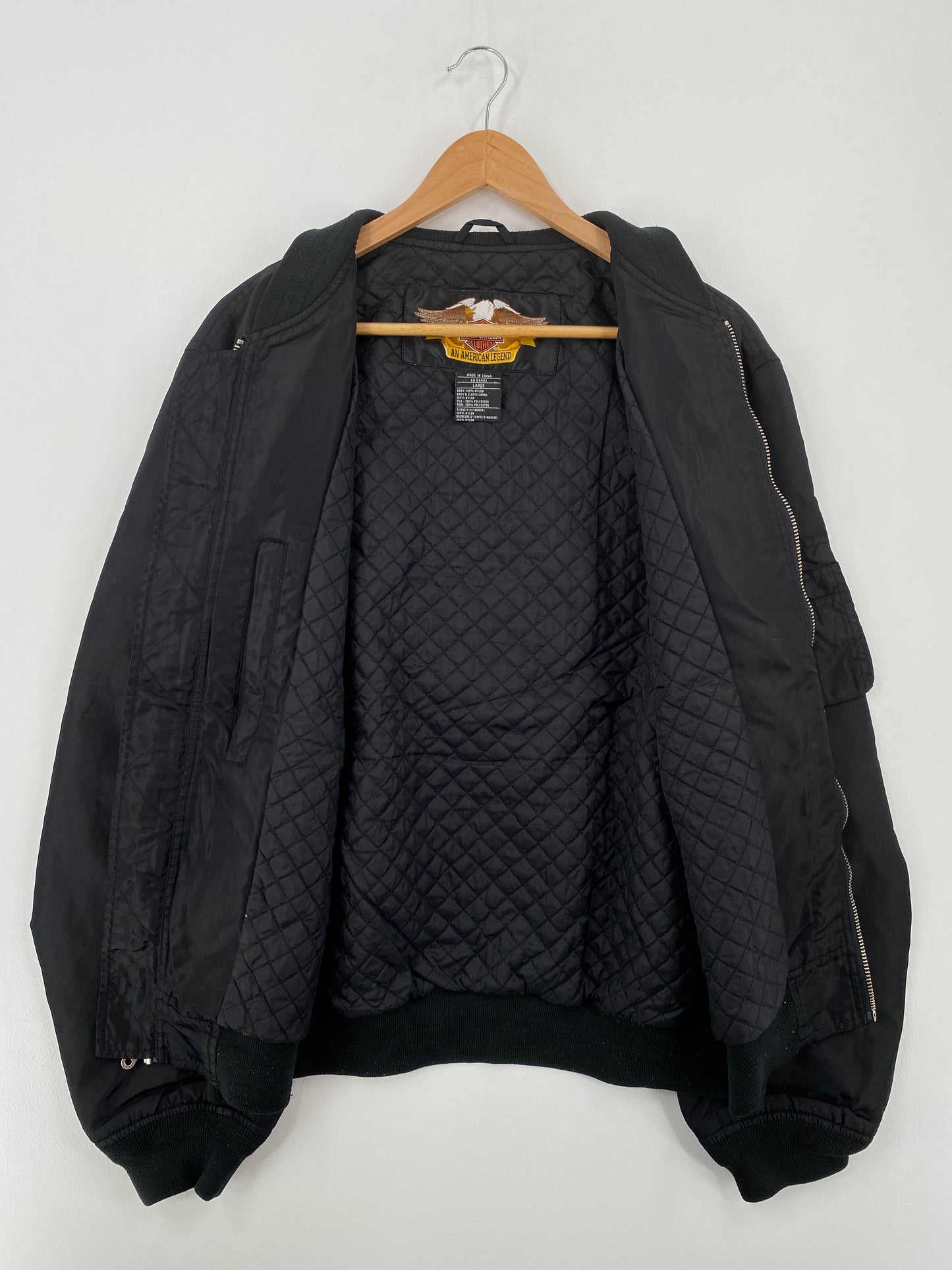 Vintage HARLEY DAVIDSON Size L Racing Jacket / A9047