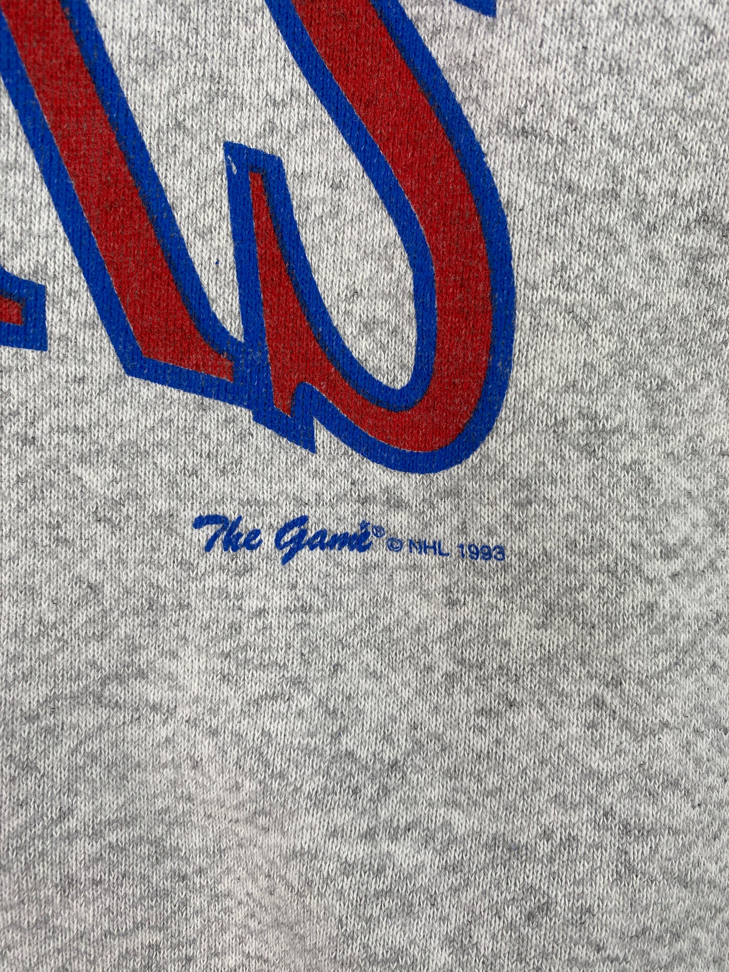 1993 TEXAS RANGERS Size XL Vintage MLB Sweat - Shirt / A7041