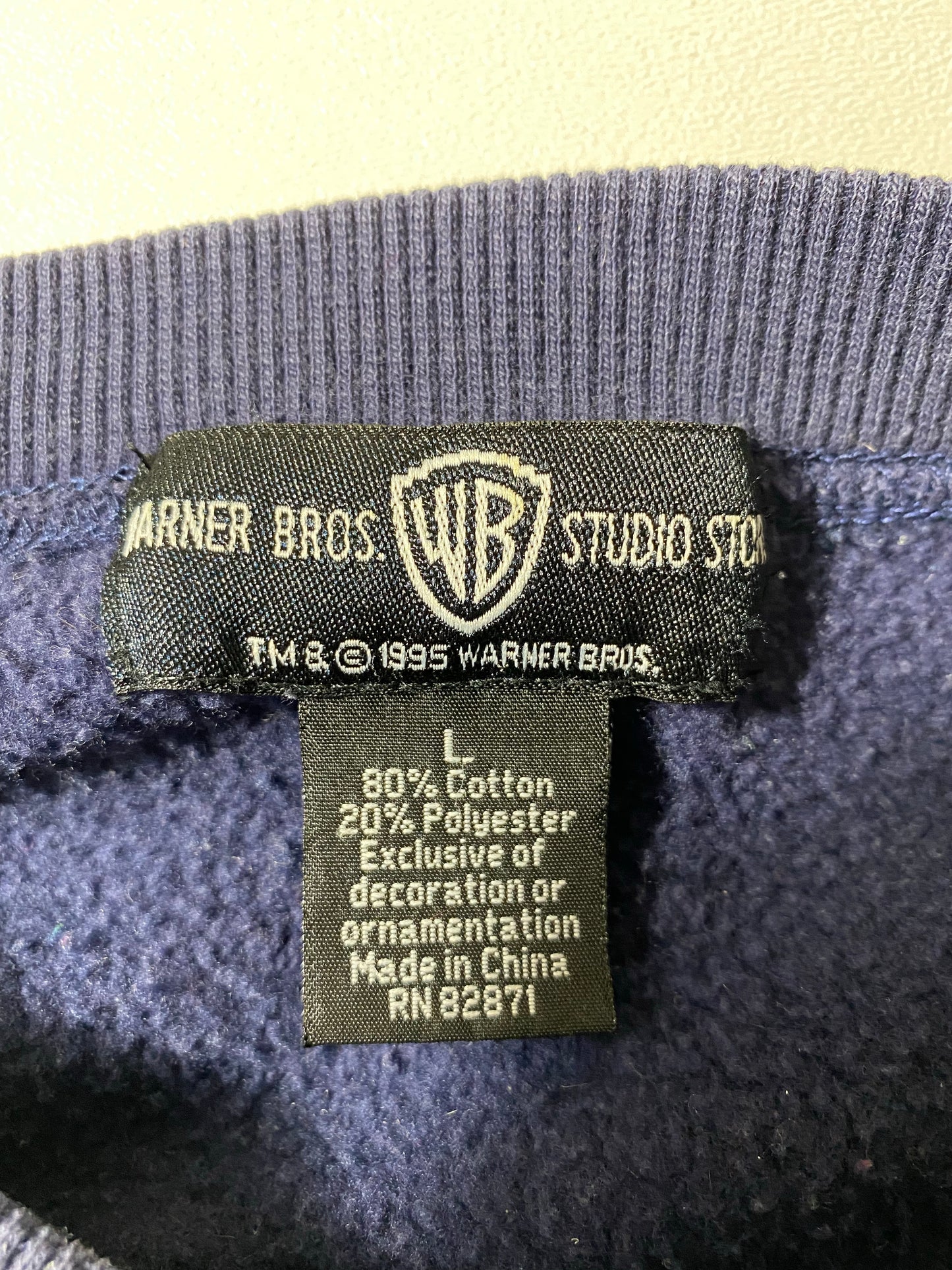 1995 LOONEY TUNES Size L Vintage Sweat-shirt / K6406