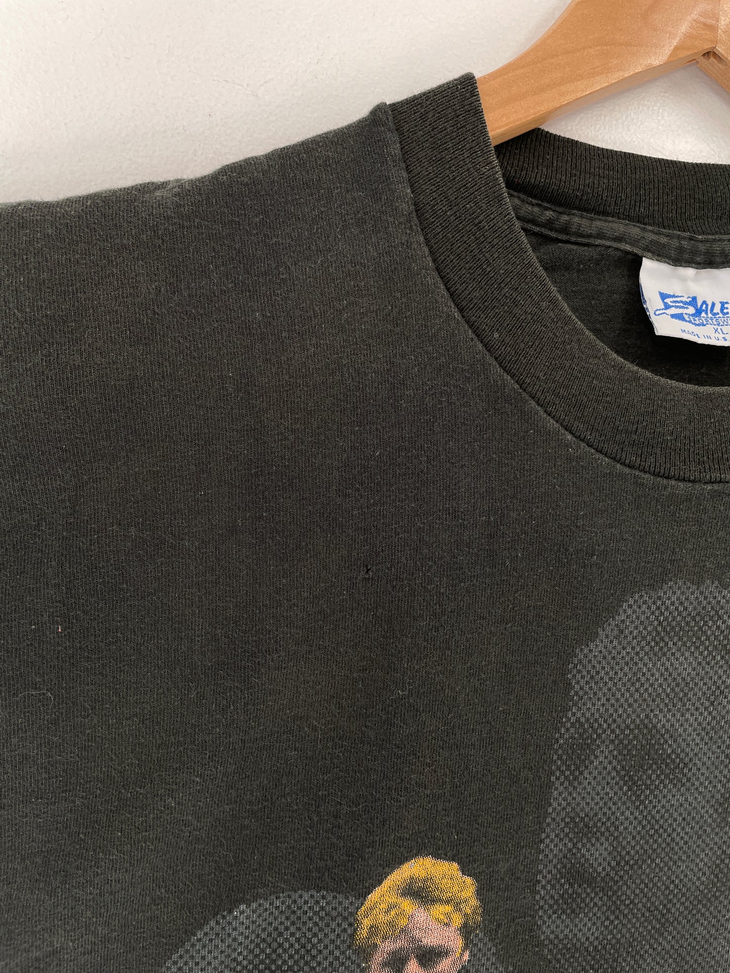 90’s SALEM x LARRY BIRD BOSTON CELTICS Made in USA Size XL Vintage NBA T-shirt / E6622T