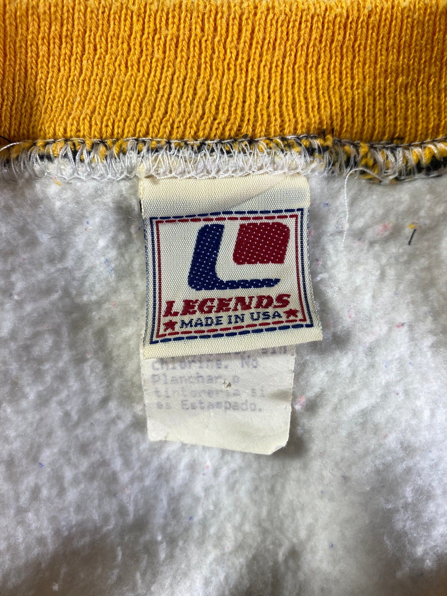 90’s HAWKEYES Made in USA Size XXL Vintage College Sweat-shirt / A454