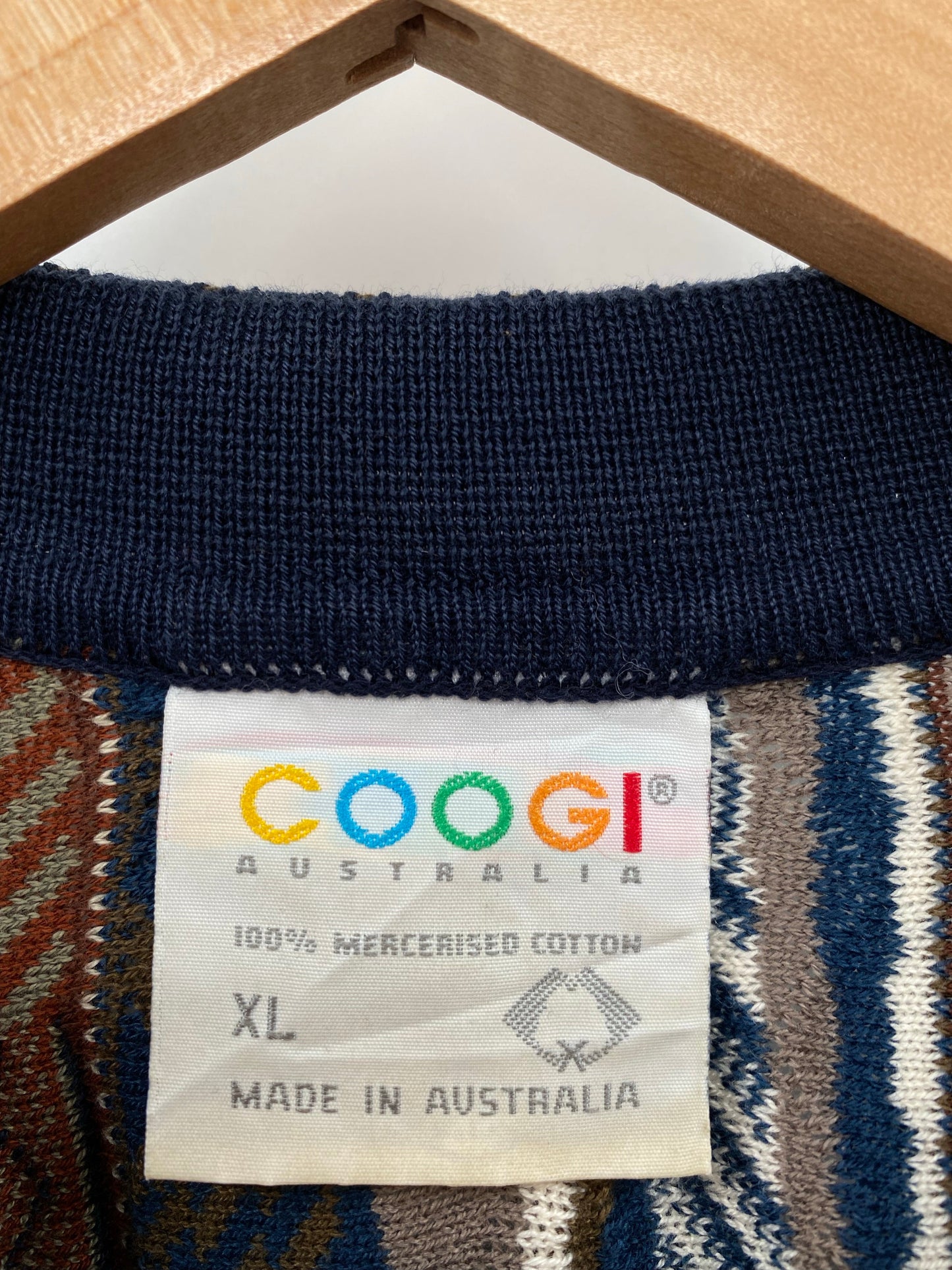 Vintage 3D COOGI Size XL Knit Sweater / A7905