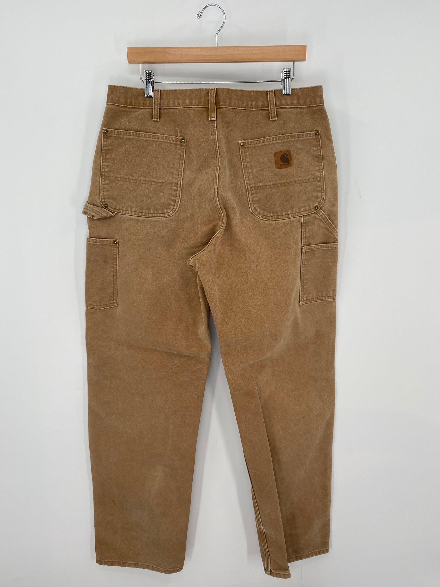 Vintage CARHARTT Size W34xL34 Double Knee Duck Pants / K9456