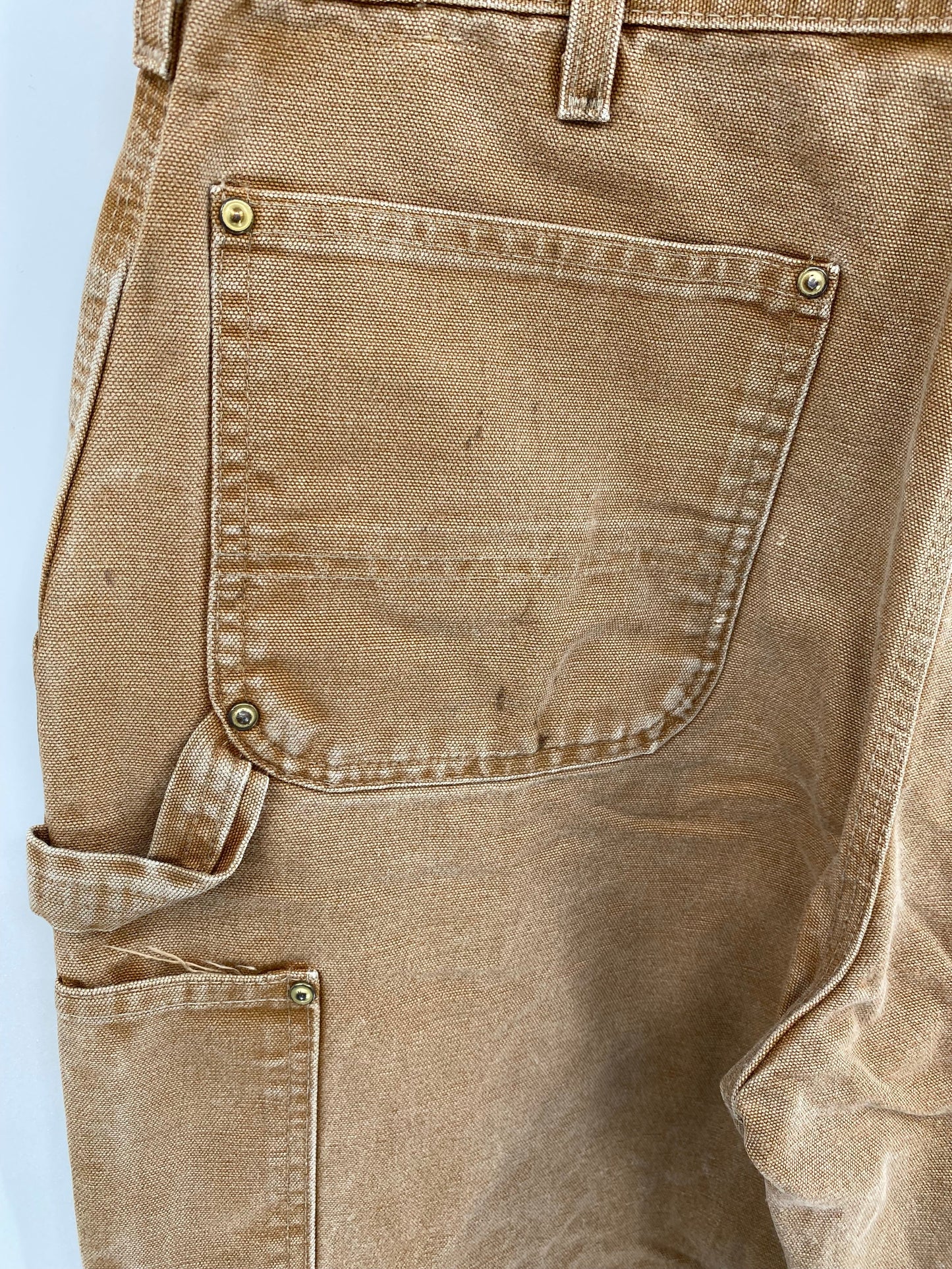 Vintage CARHARTT Size W32xL31.5 Double Knee Duck Pants / A7453