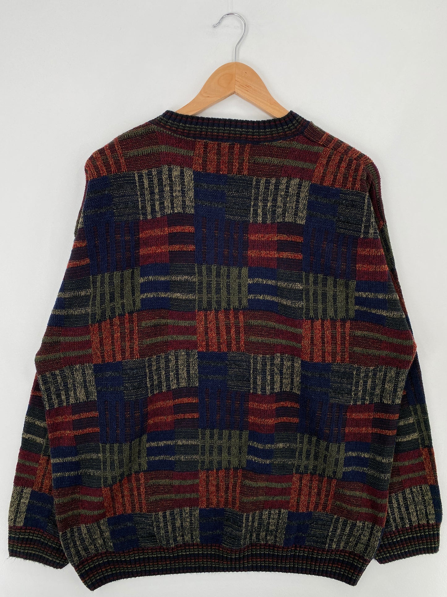 Vintage 3D COOGI-Style Made in USA Size XXL Knit Sweater / E252