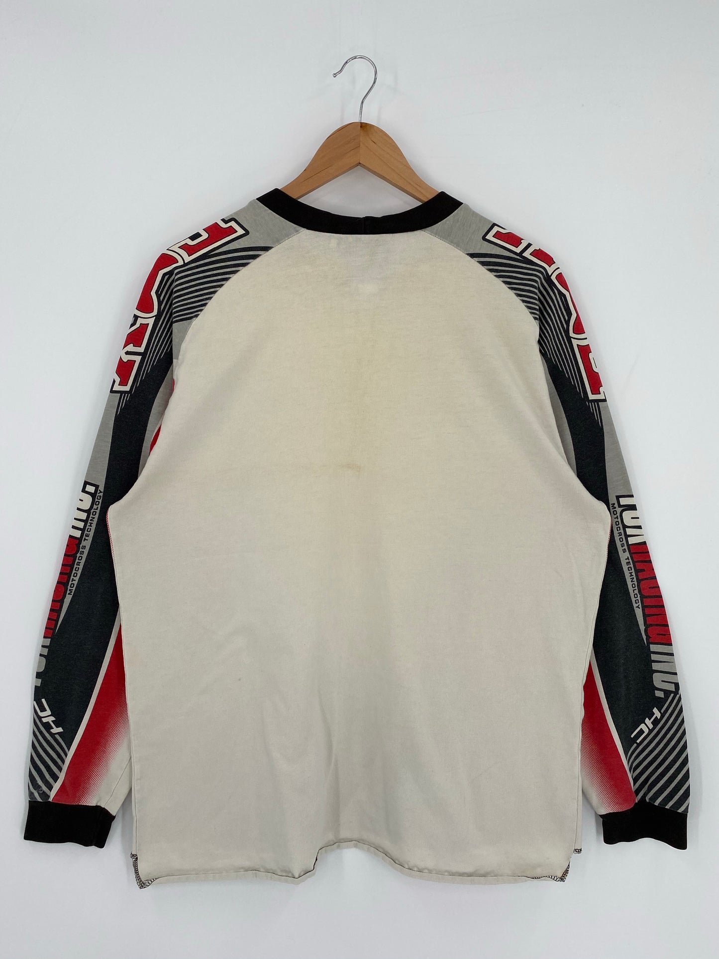 Vintage HONDA FOX Size L Long-Sleeve Racing T-Shirt / k5055