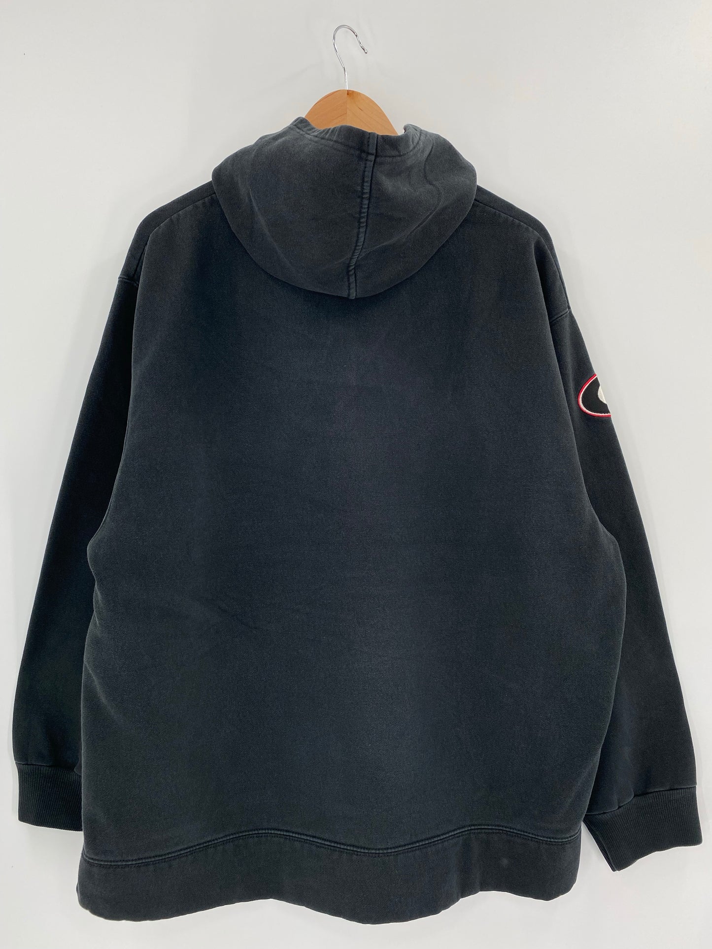 00' NIKE DAWGS Size L Vintage Hoodie Sweat-Shirt / K4817