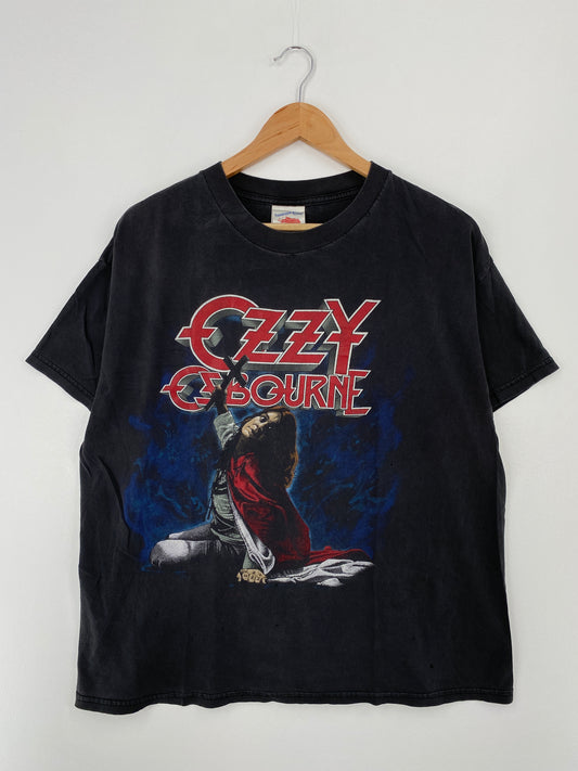 00’ OZZY OSBOURNE Size L Vintage Music T-Shirt / A8714