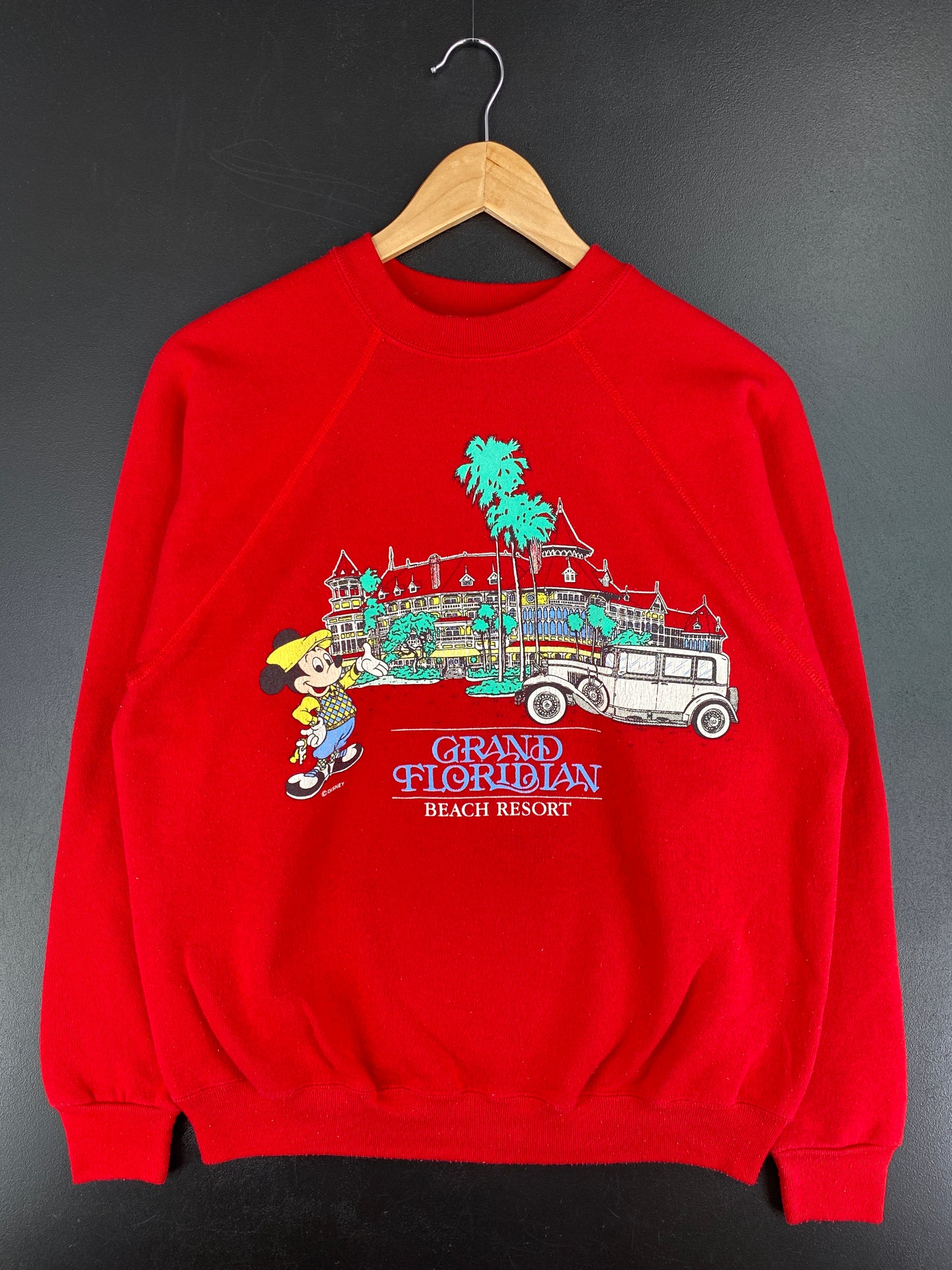 90’s DISNEY MICKEY Made in USA Size M Vintage Sweat-Shirt / A4052