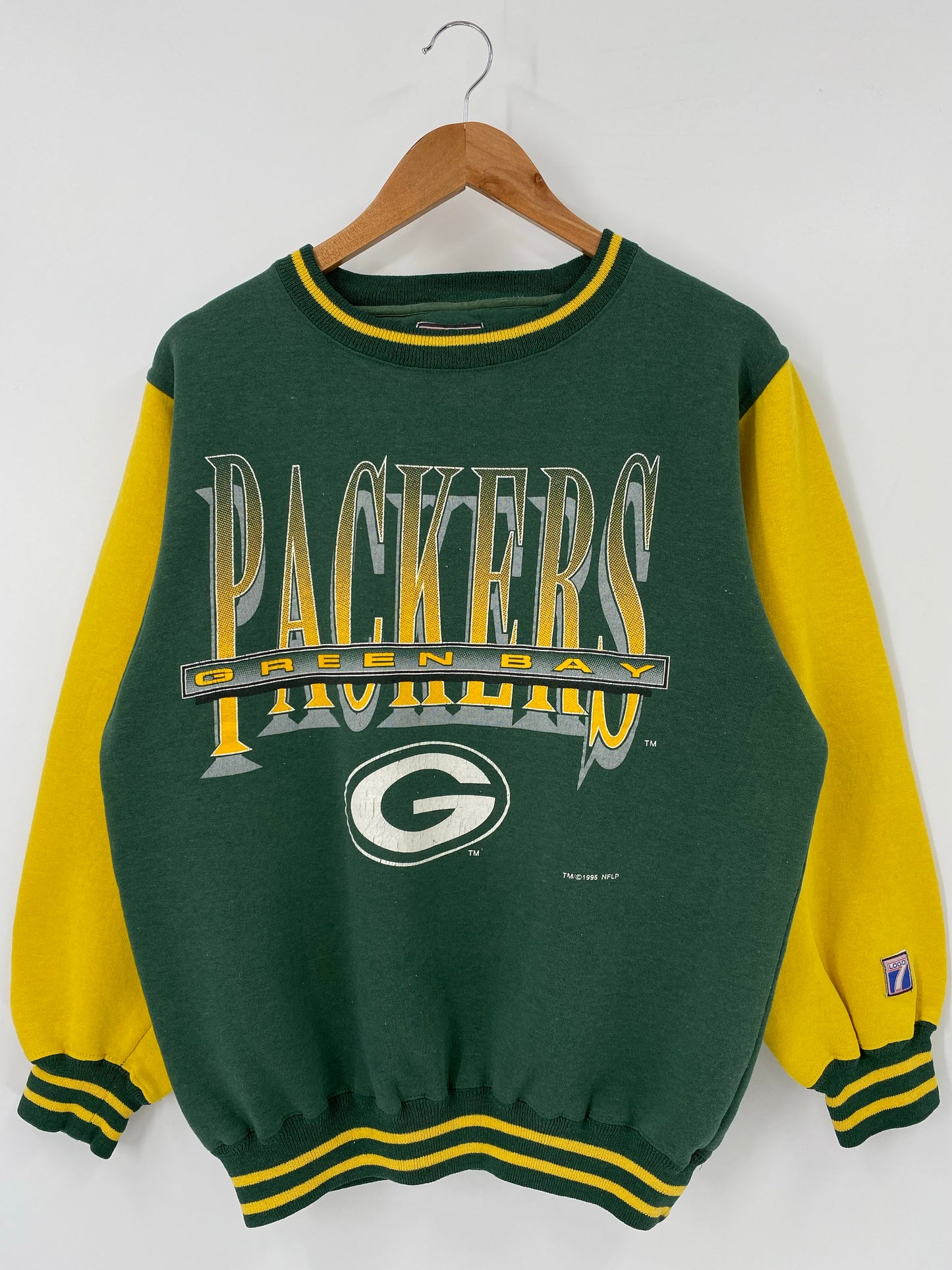1995 GREEN BAY PACKERS Size M Vintage NFL Sweat shirt / K4693