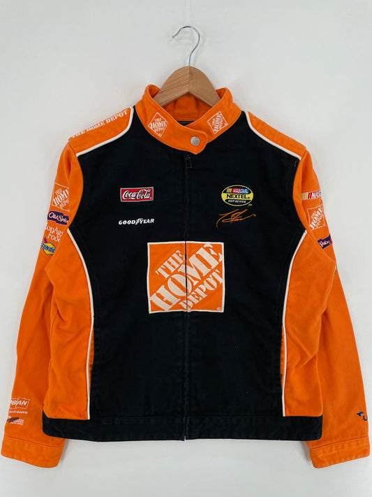 Vintage NASCAR x HOME DEPOT Size Ladies.L Racing Jacket / E859