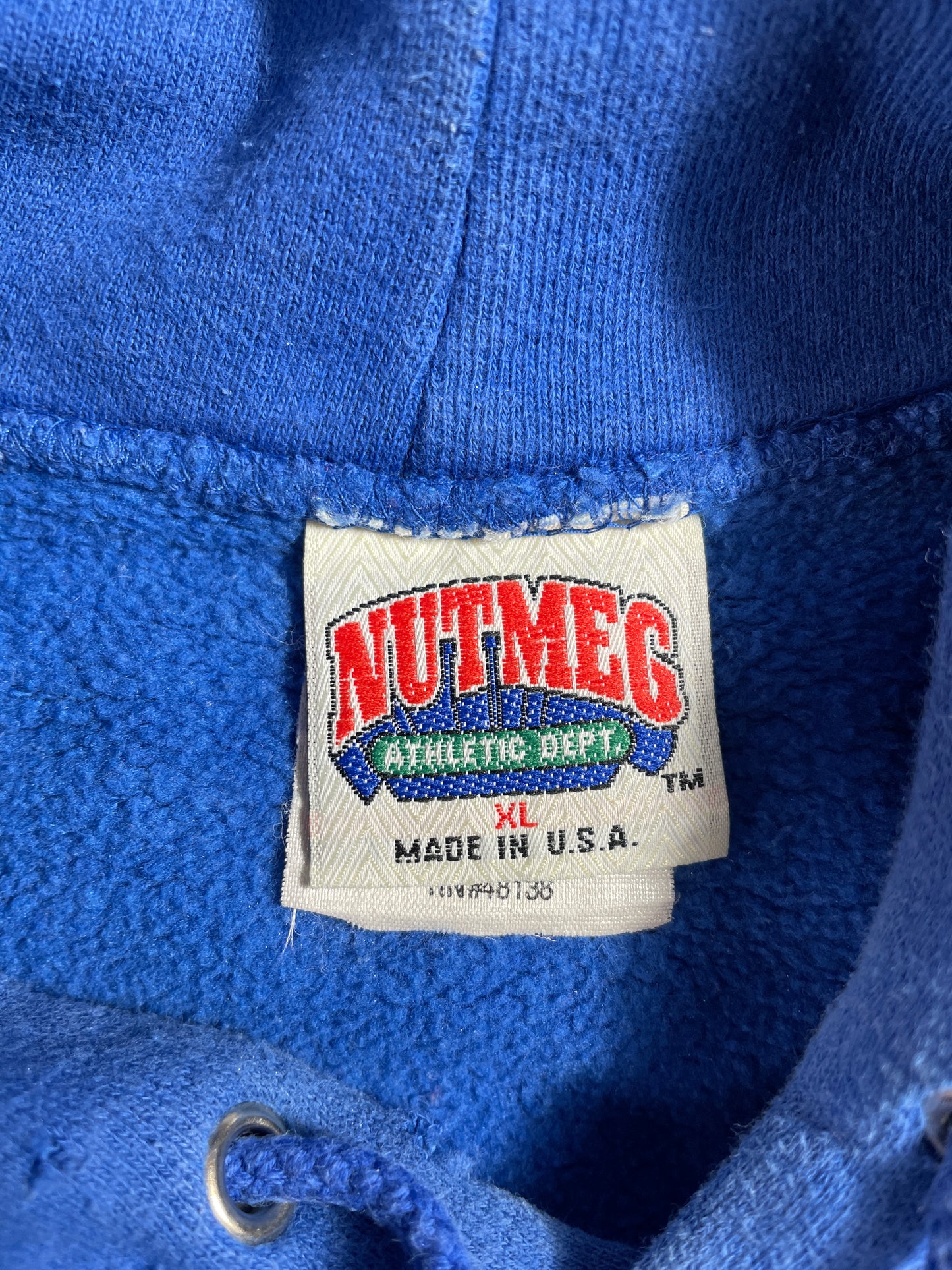 90's NEW YORK GIANTS Made in USA Size XL Vintage NFL Hoodie Sweat-Shirt / E3031S