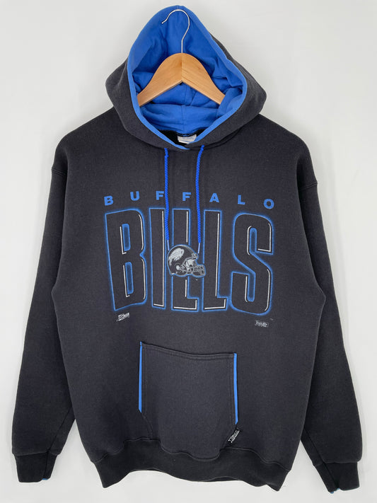 1991 BUFFALO BILLS Size L Vintage NFL Hoodie Sweat-Shirts/ K9200