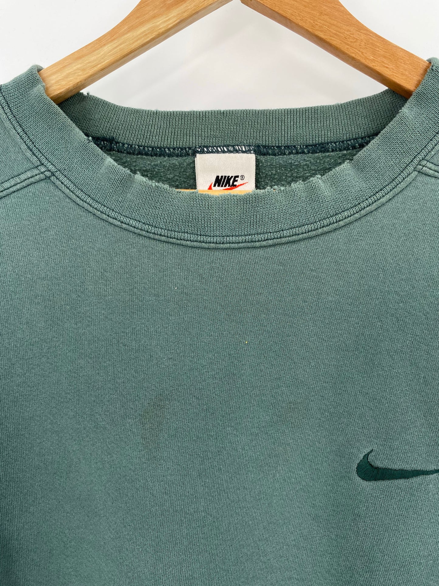 90’s NIKE Mini Swoosh Size XL Vintage Sweat-shirt / 7968
