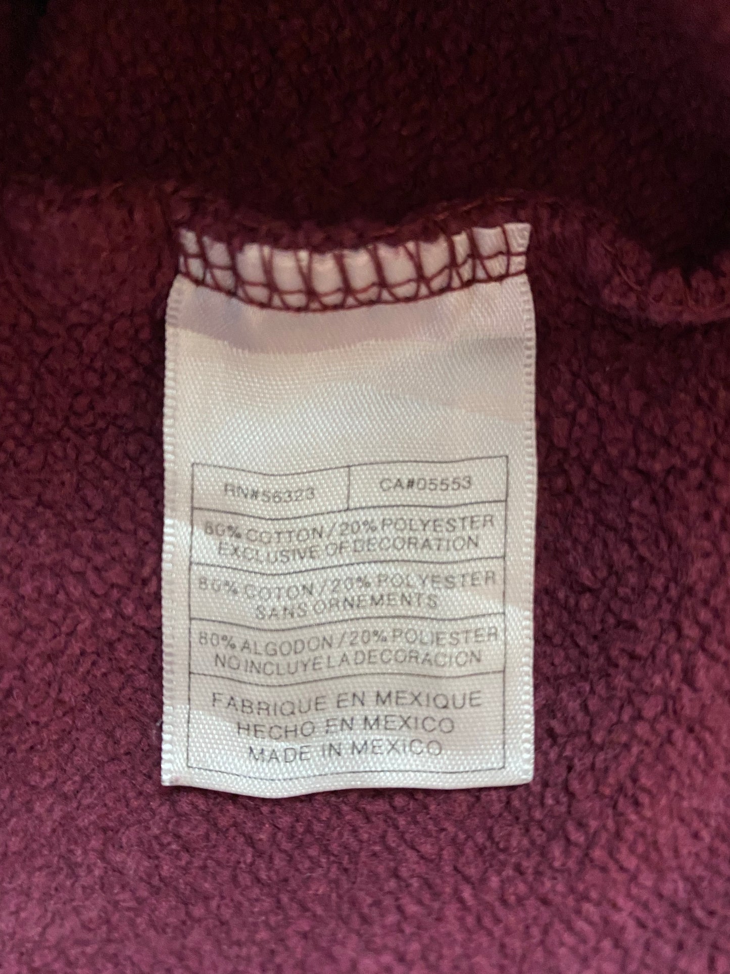 00' NIKE ARIZONA STATE Size L Vintage Hoodie Sweat-Shirt / K4645