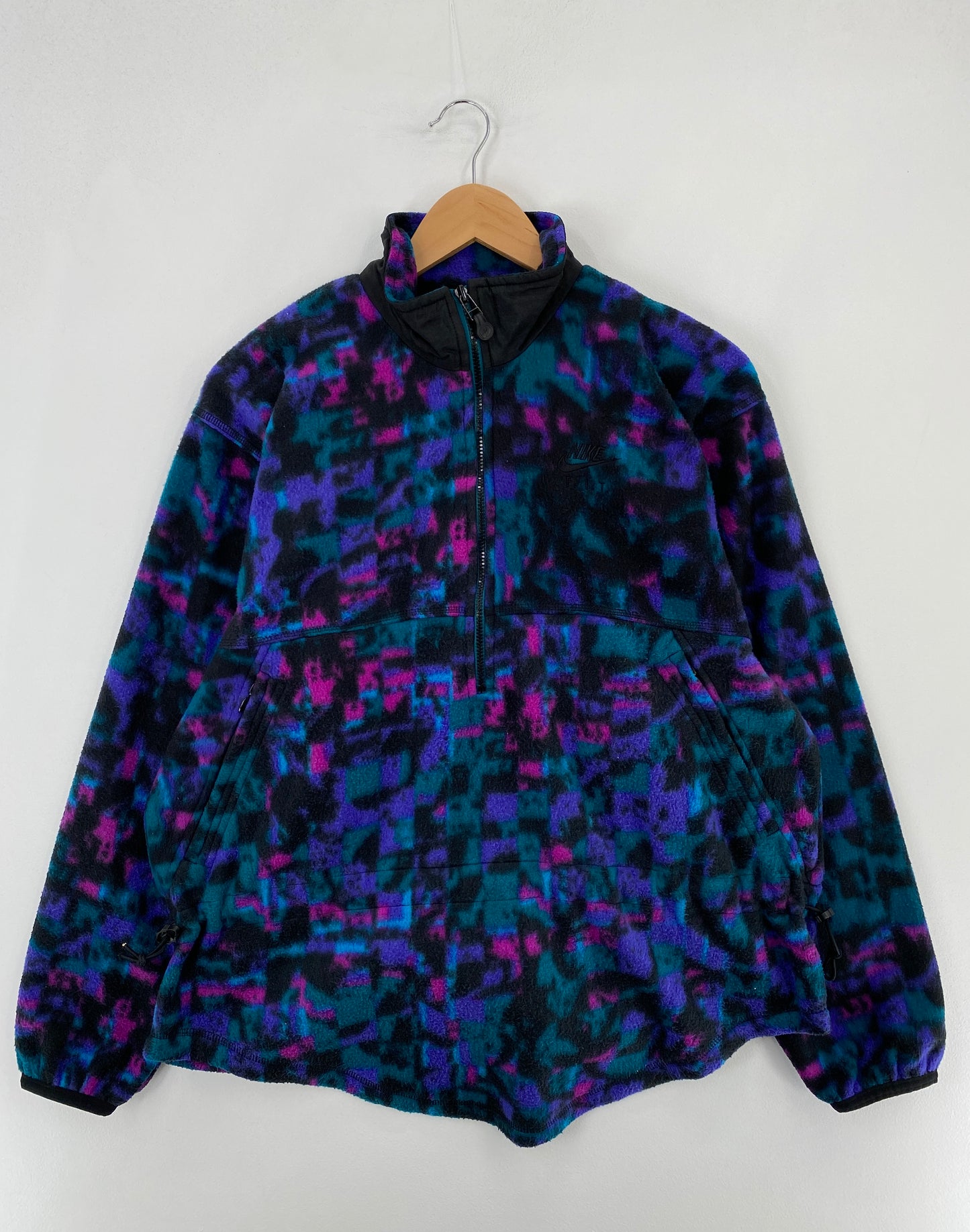 90’s NIKE Size Ladies M Vintage Zip Up Fleece / E2483S