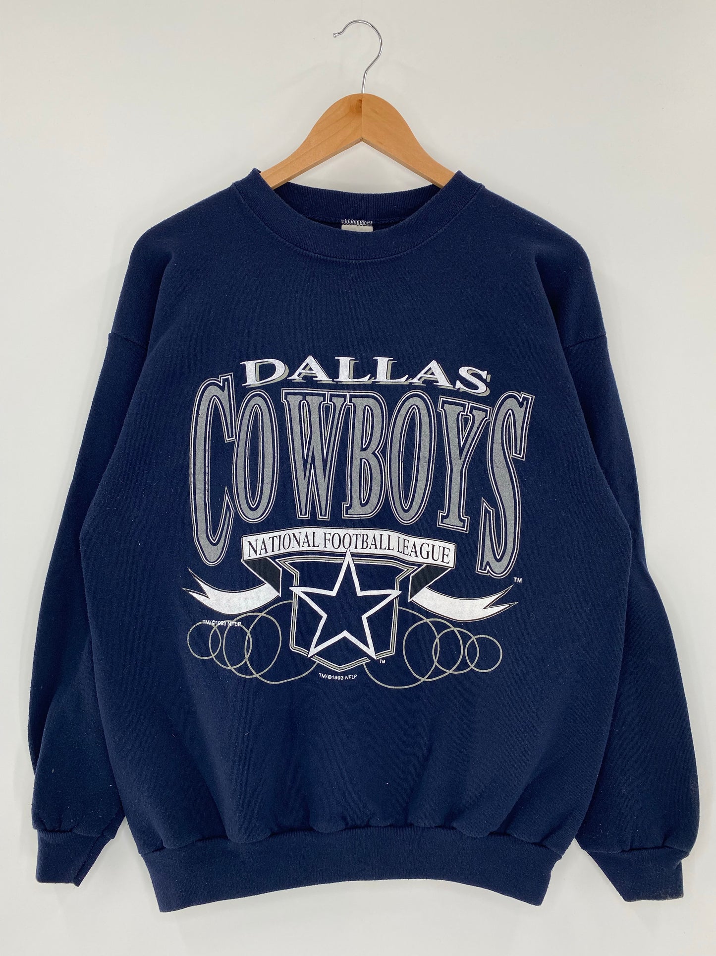 1993 DALLAS COWBOYS Size XL Vintage NFL Sweat-Shirt / K5488