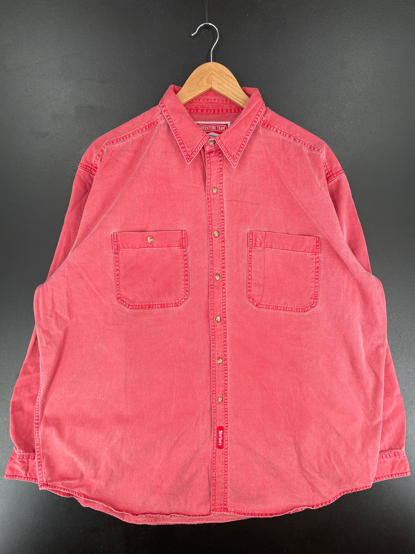 Vintage MARLBORO Size XL Vintage Button Down Shirt / E6357B