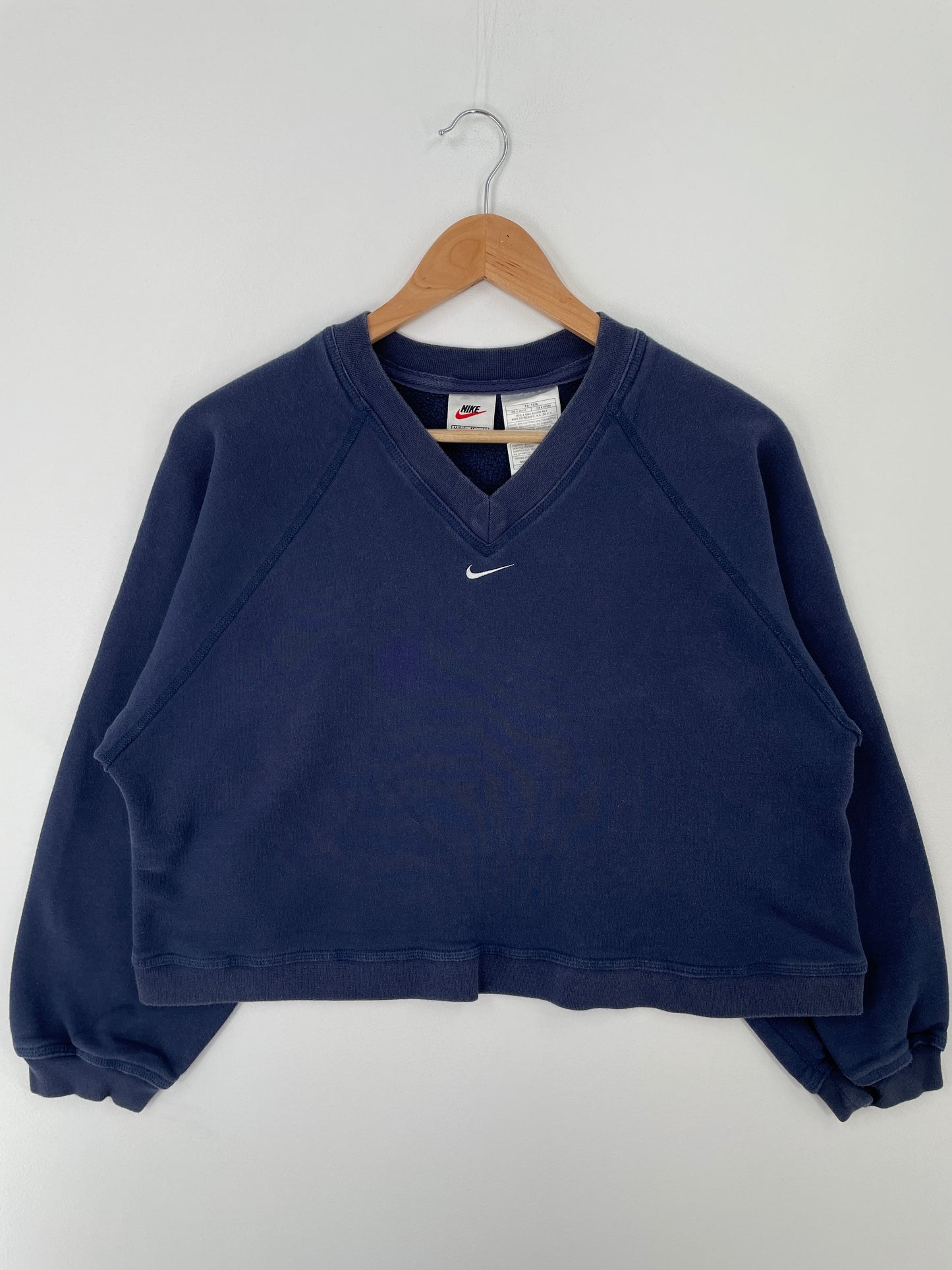 90's NIKE CENTER SWOOSH Size Ladies.M Vintage Sweat-Shirt / A9261