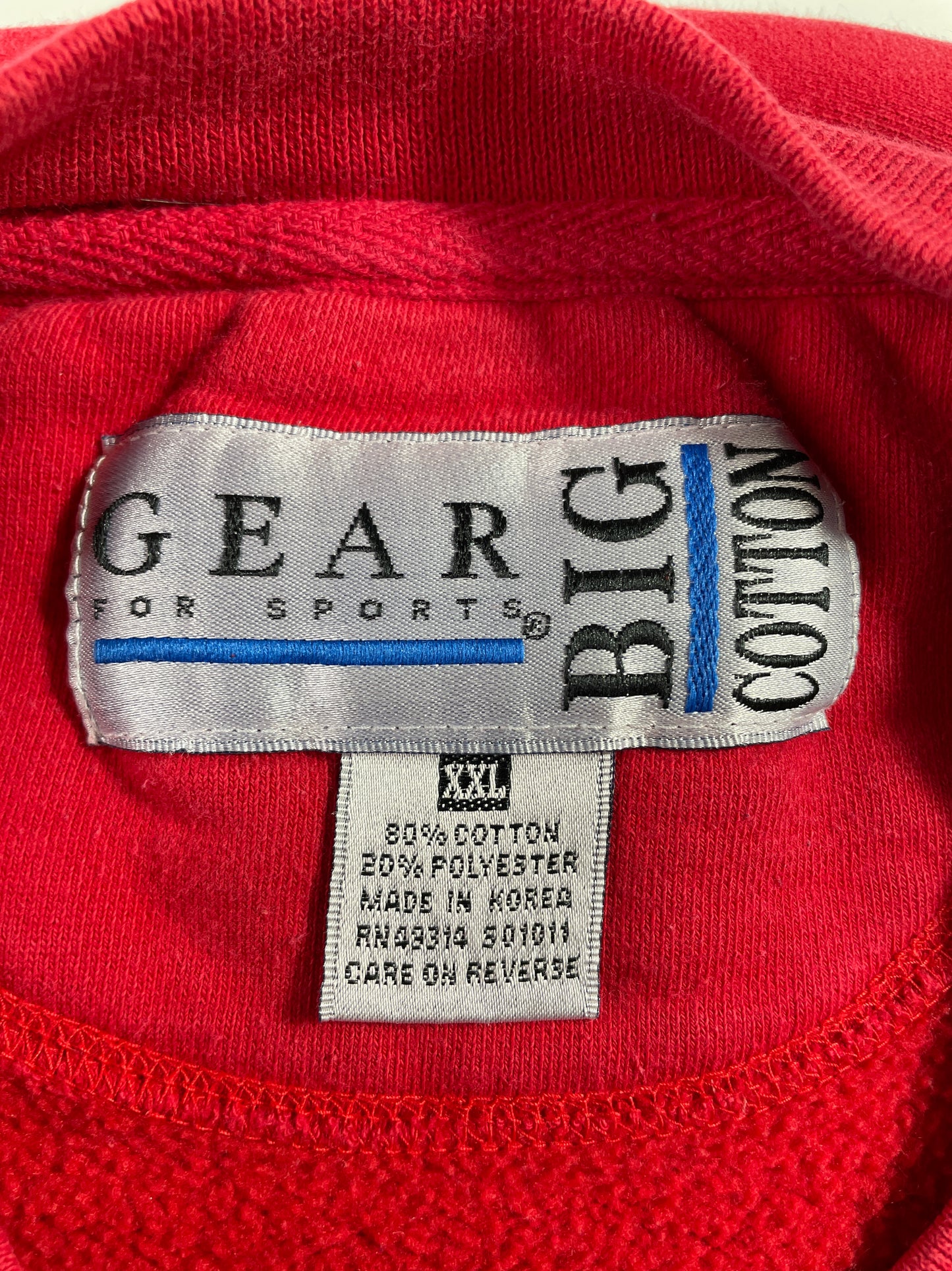 90’s UNIVERSITY OF NEBRASKA CORNHUSKERS Size XXL Vintage College Sweat-Shirt / E5947S