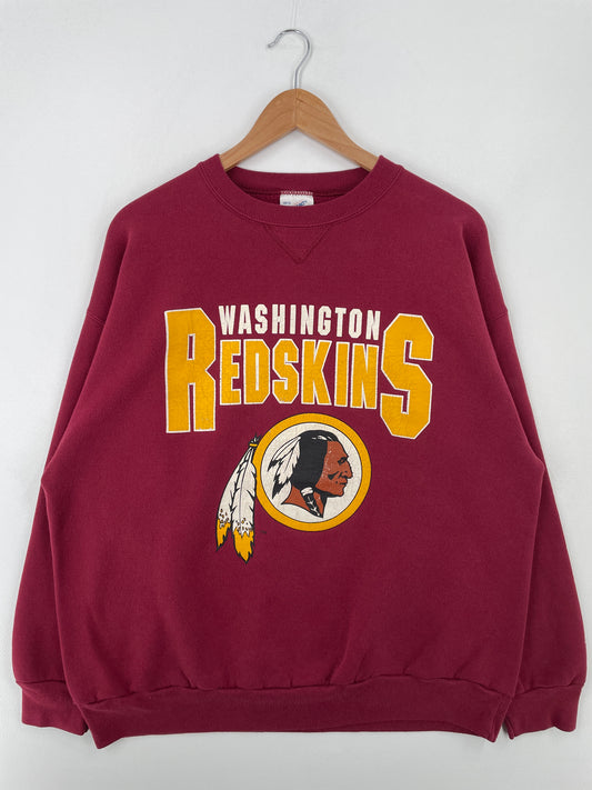 90’s WASHINGTON REDSKINS Made in USA Size XXL NFL Sweat-Shirt / A8917