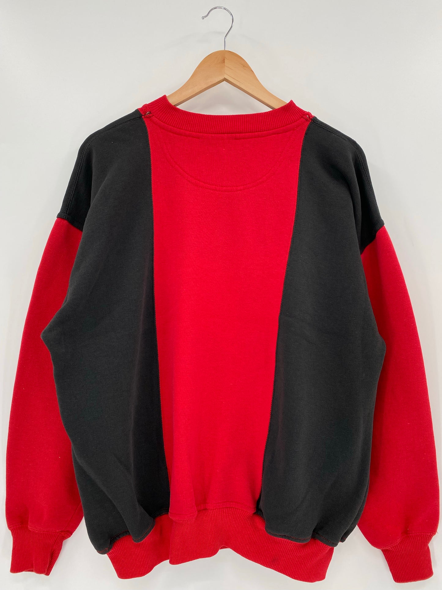 90’s WISCONSIN Size No Tag (Approx.L) Vintage College Sweat-shirt / K6394