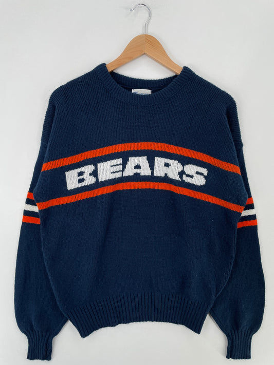 Vintage CHICAGO BEARS Size Approx.L Vintage NFL Knitwear / E4158K