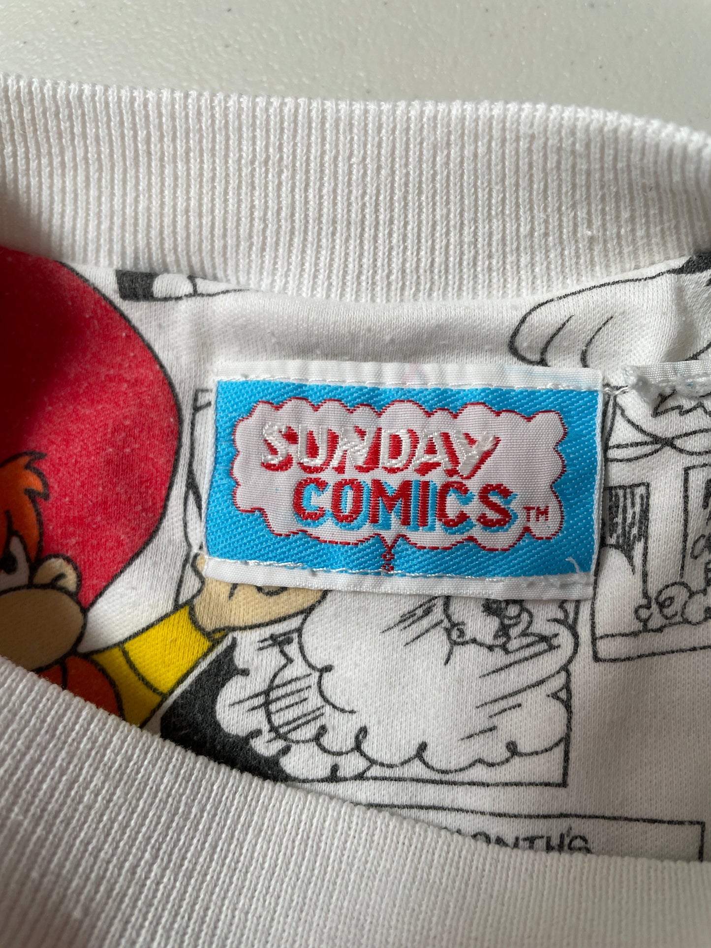 1986 LOONEY TUNES TWEETY Approx. Size M/L Vintage Double Face Reversible Sweat-shirt / A4178