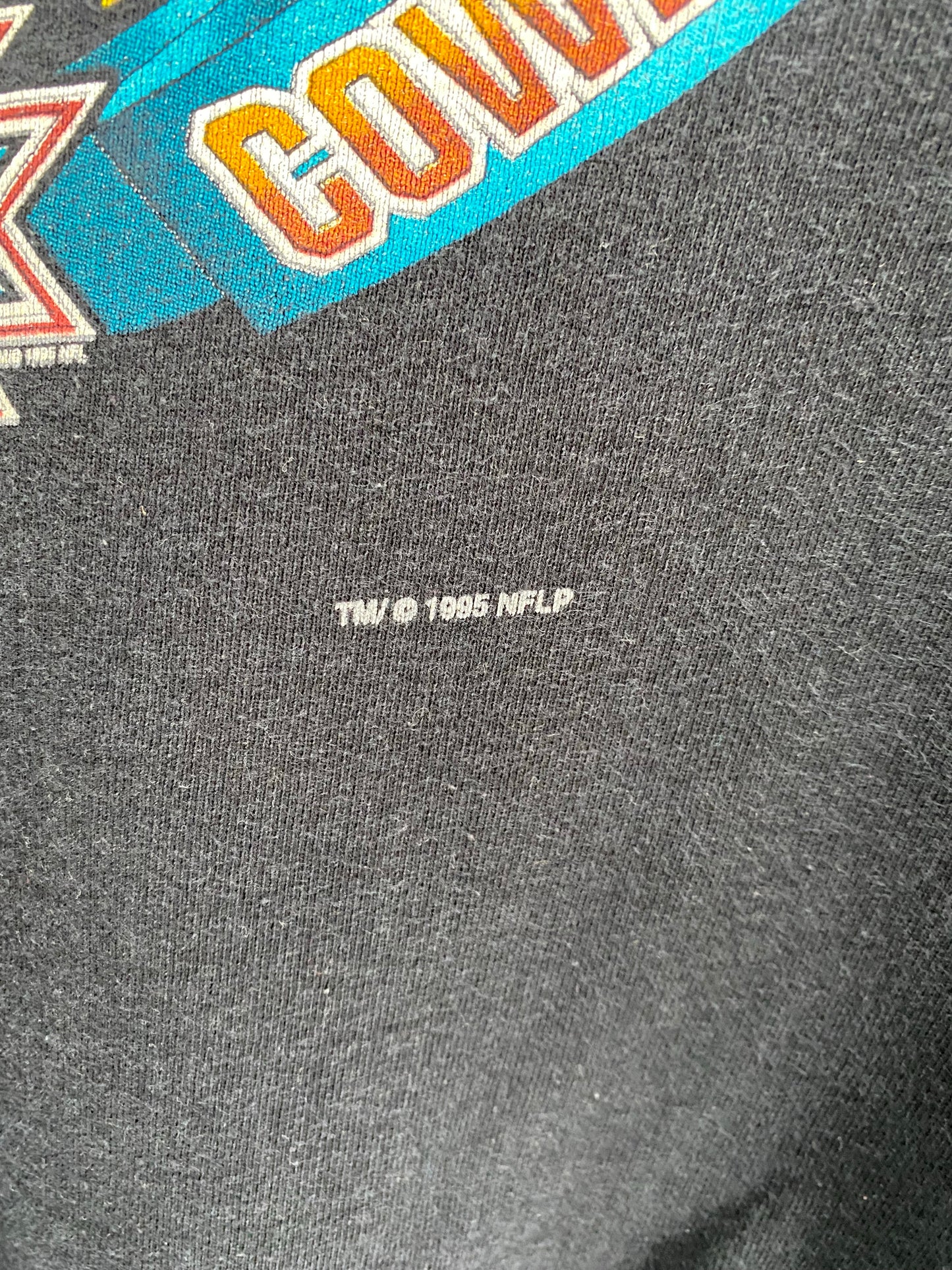 1995 SUPER BOWL STEELERS x COWBOYS Size XL Made in USA Vintage NFL Sweat-shirt / K6631