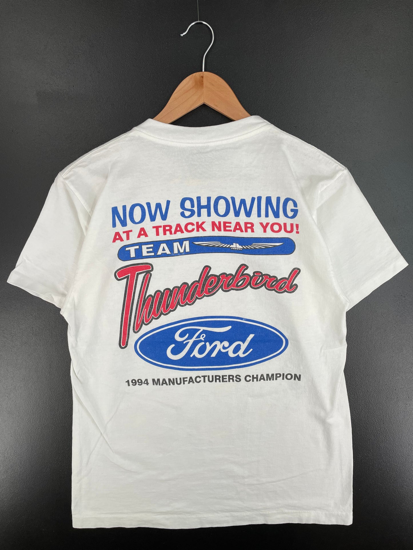 1994 THUNDERBIRD Made in USA Size M Vintage Racing T-Shirt / A2189