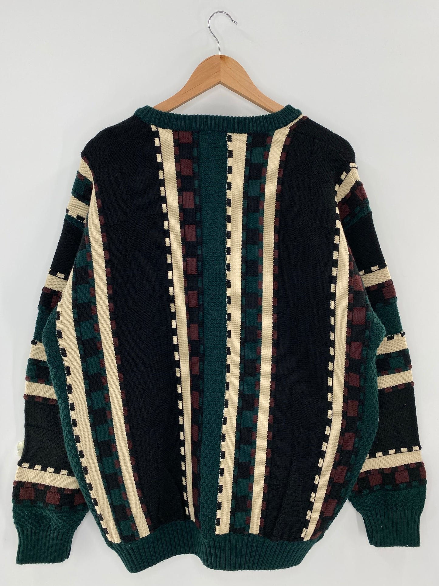 Vintage 3D COOGI- Style Size XL Acrylic Knit Sweater / K5306