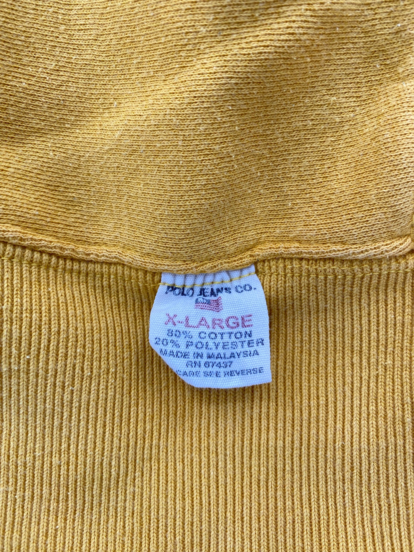 90's POLO JEANS RALPH LAUREN Size XL Vintage Sweat-shirt / k6965
