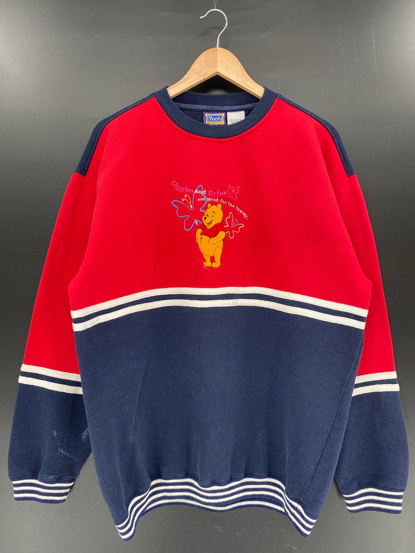 00’ DISNEY POOH Size XL Vintage Sweat-Shirt /k5432