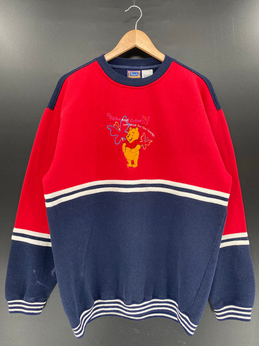 00’ DISNEY POOH Size XL Vintage Sweat-Shirt /k5432
