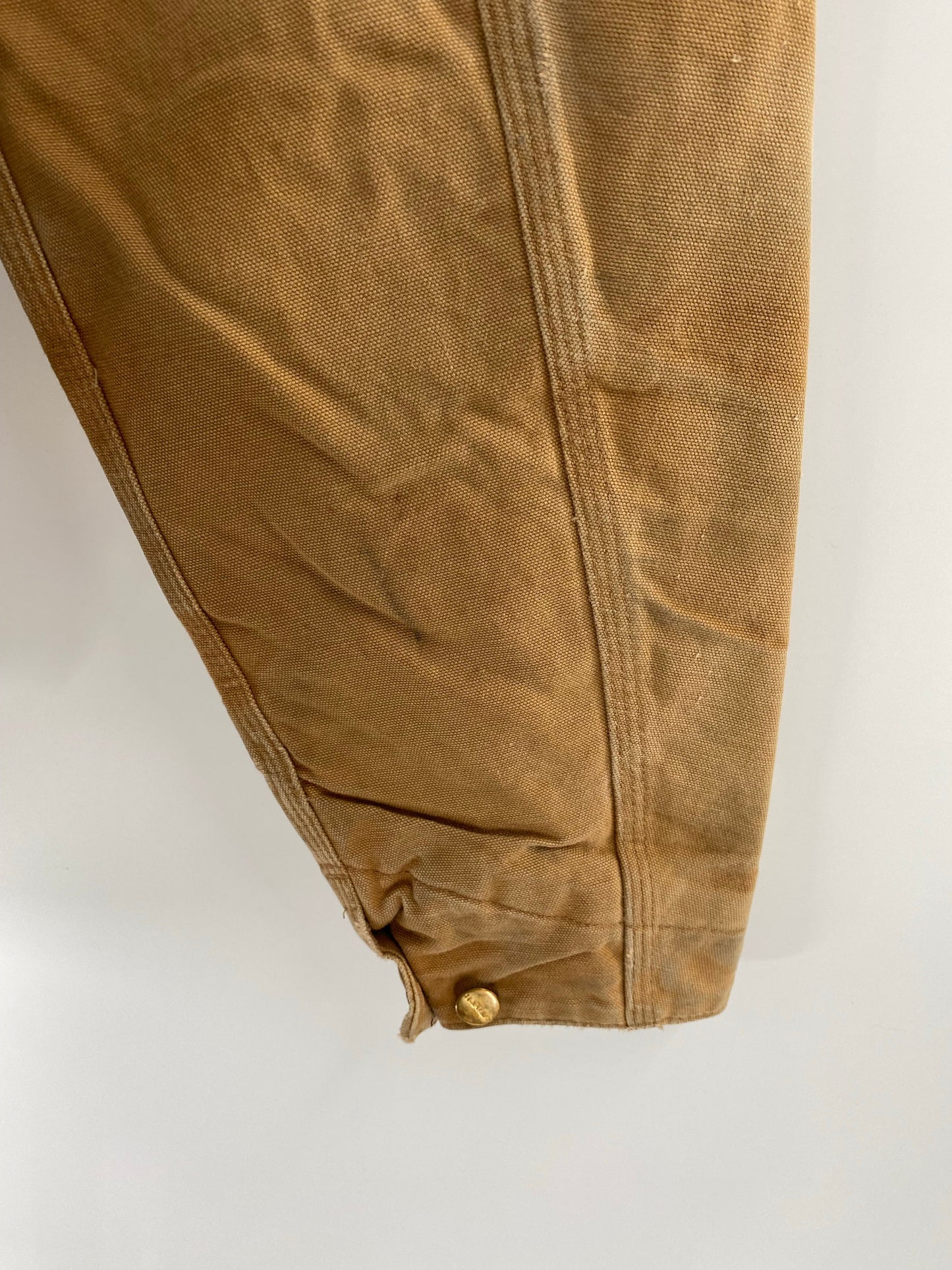 90's CARHARTT Made in USA Size No Tag (Approx.L) Vintage Hoodie Duck Jacket / E2229J