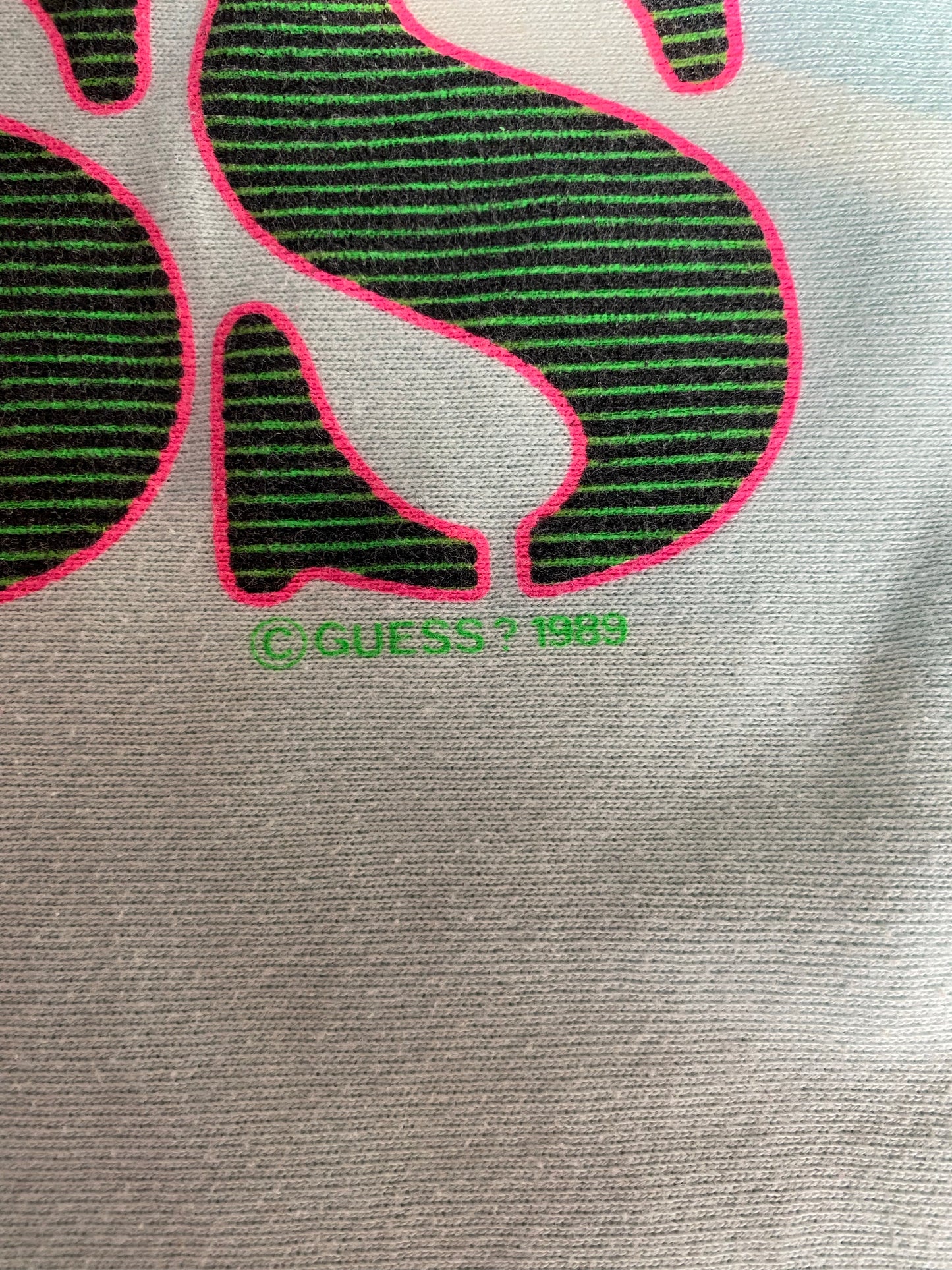 1989 GUESS Made in USA Size L Vintage Sweat-shirt  / K6115