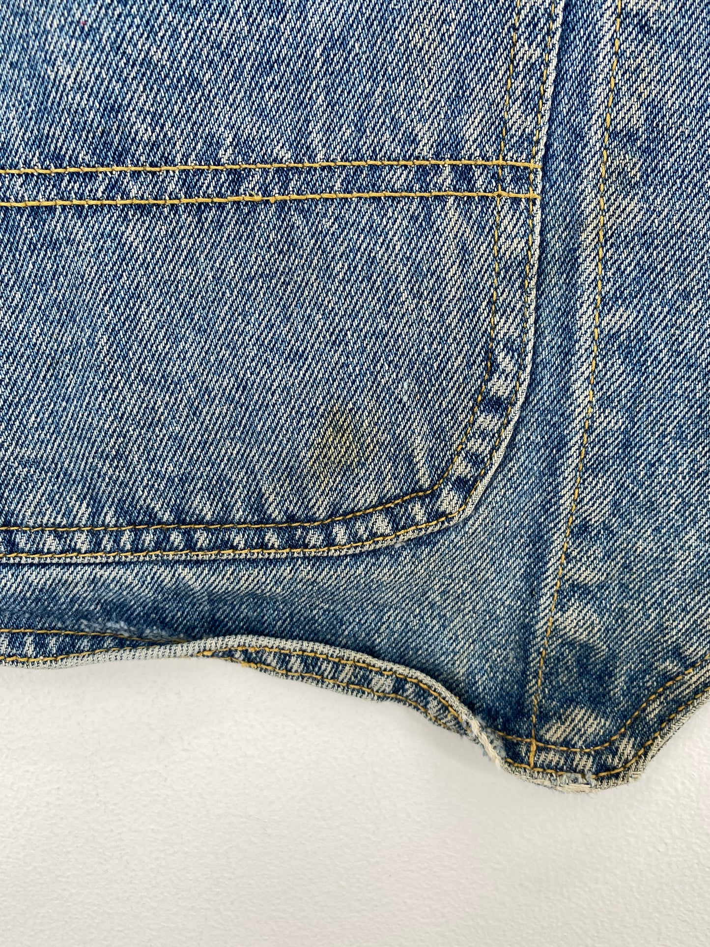 90’s CALVIN KLEIN Size L Vintage Denim Vest / A5777