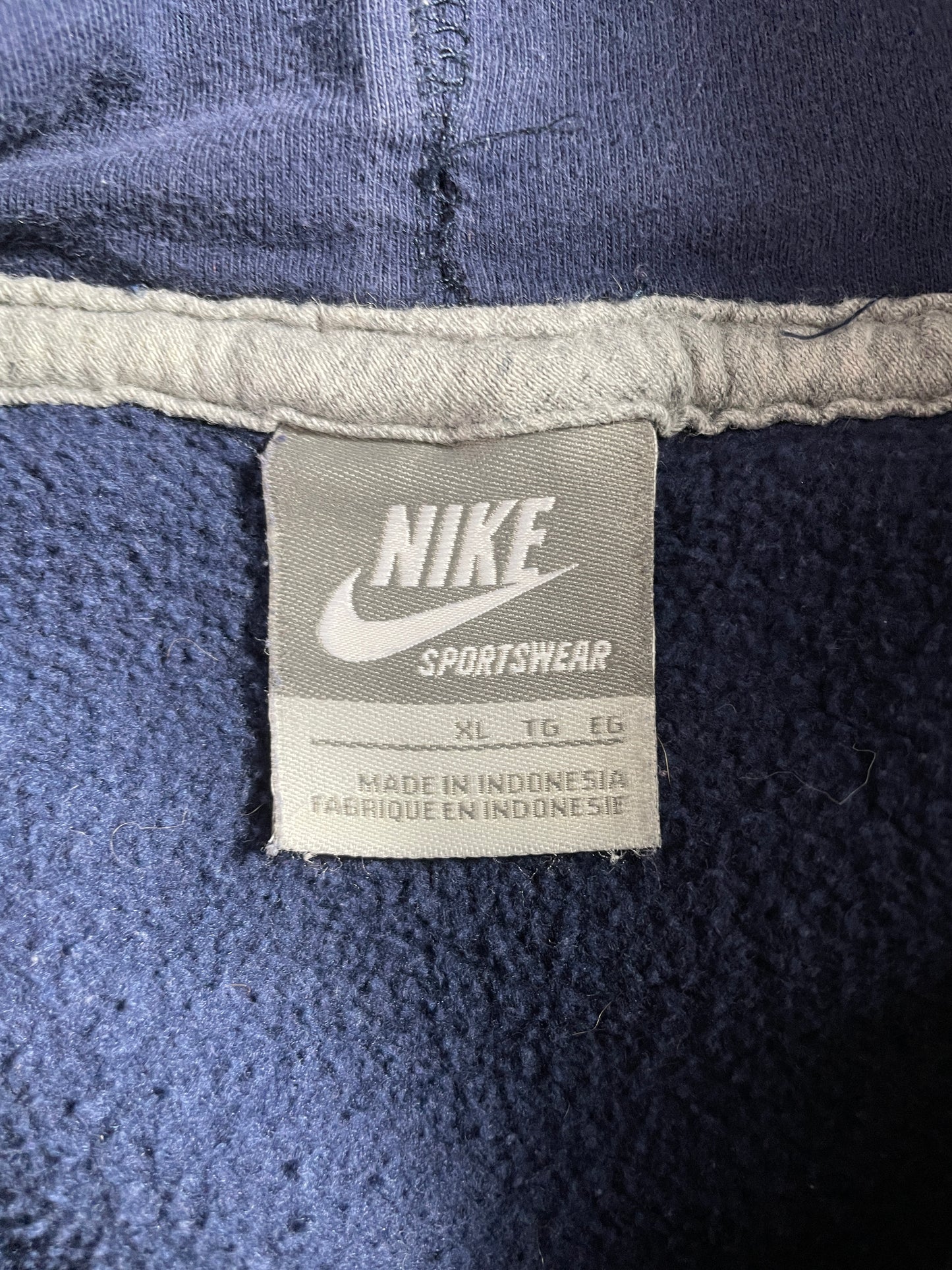 00' NIKE Size XL Vintage Hoodie Sweat-Shirt / A4463