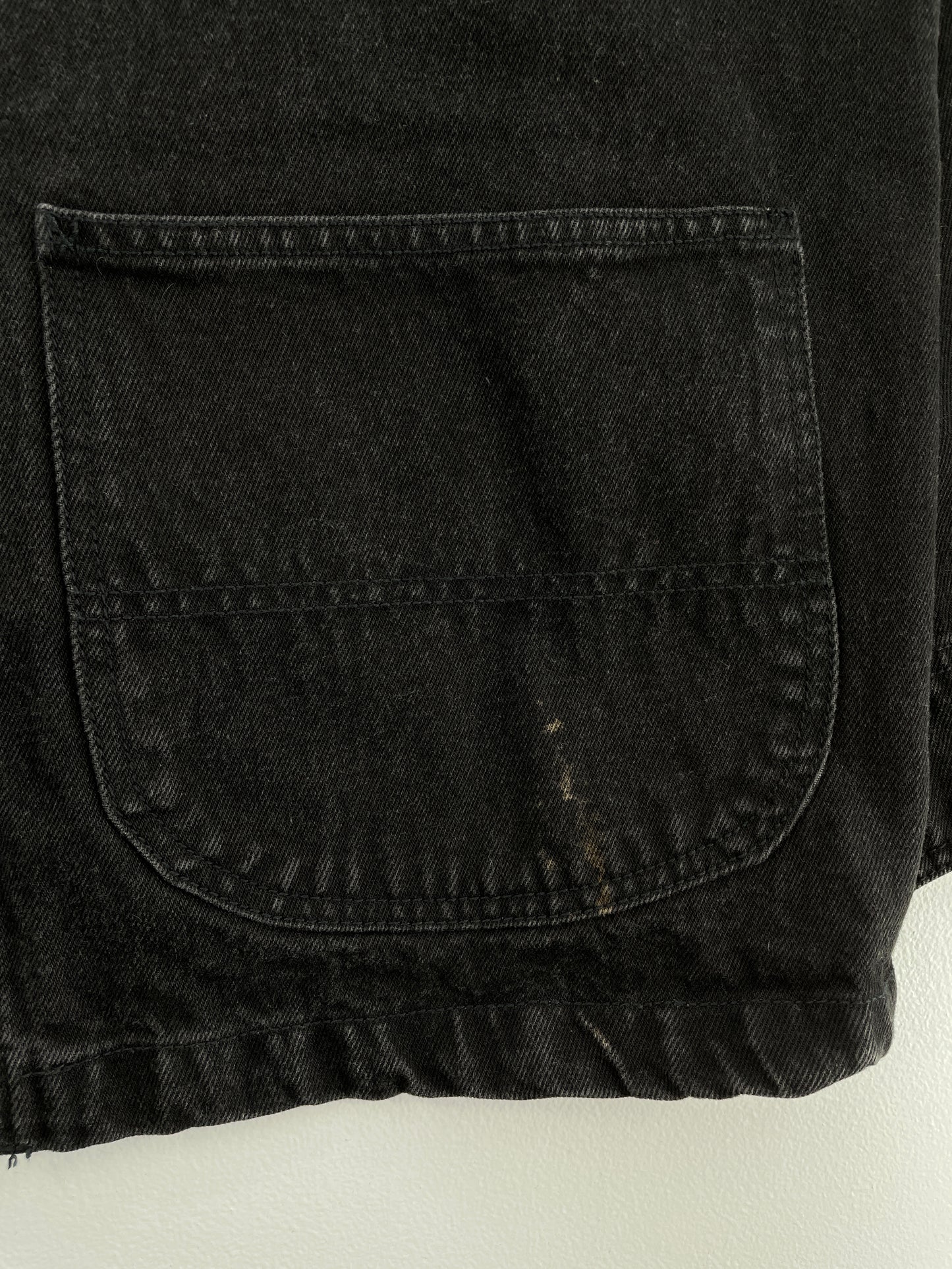 90’s CALVIN KLEIN JEANS Size XL Black Denim Jacket / A9755