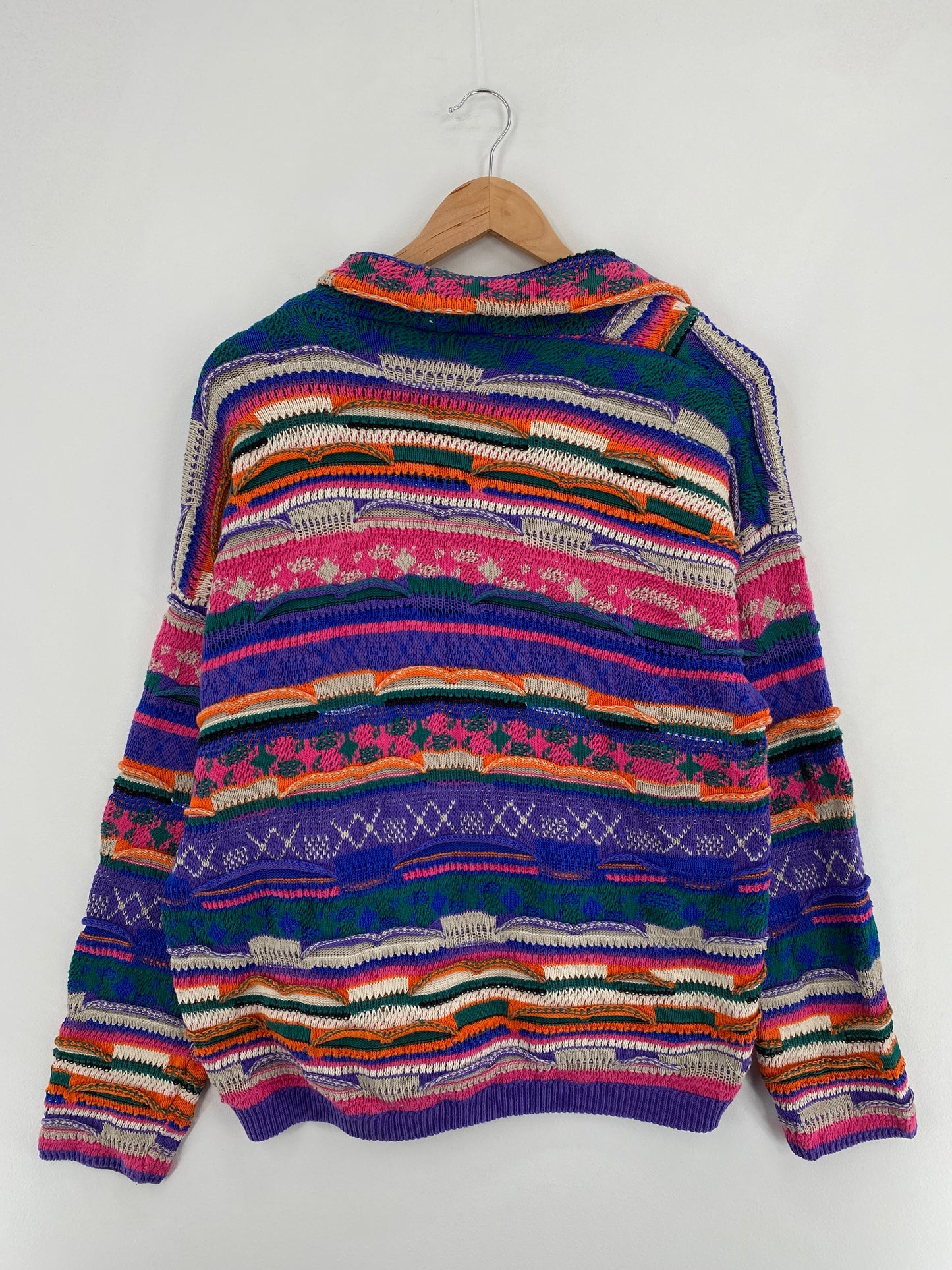 Vintage 3D COOGI Style Size S Knit Sweater / E959